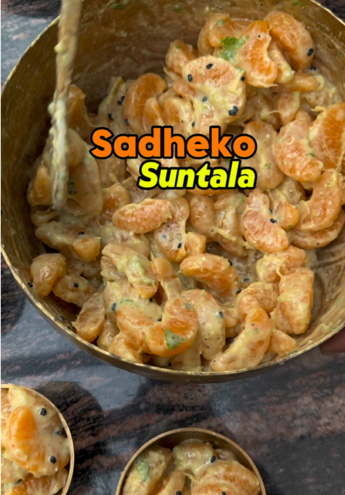 Quick, easy and delicious “Sadheko Sunatal” 🍊  Do try this recipe at home 🫶 📍Mingo Guest House, Lakeside, Pokhara  @MingoGuestHouse  #suntala #nepalfood #FoodTok #whattocook #trending #viral #fyp #pokhara #lakeside 