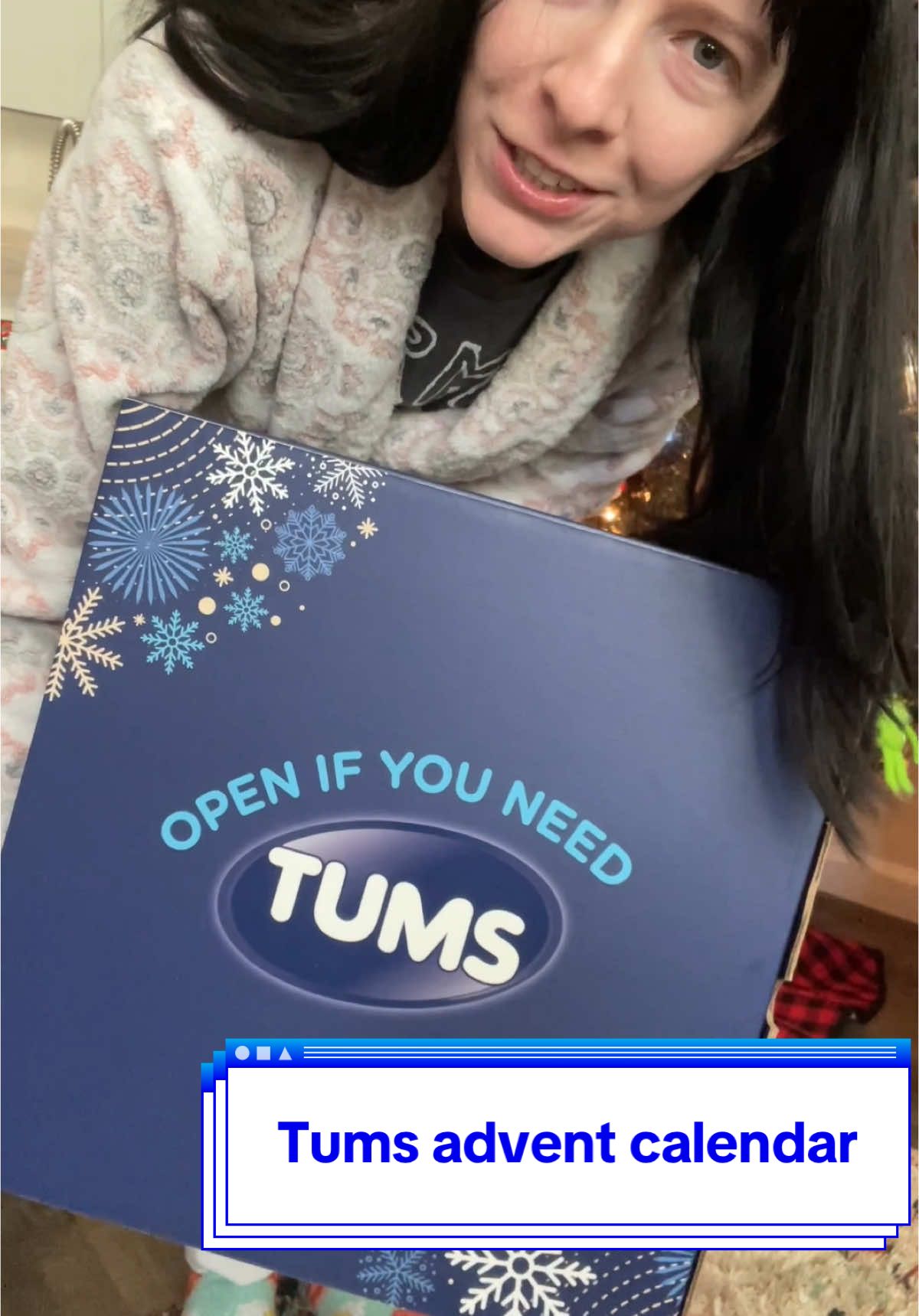 Thank you @TUMS I’m truly set for years haha.  • #giftedbyTums #tums #tummytroubles #adventcalendar #unboxing #hotpeoplehavestomachproblems 