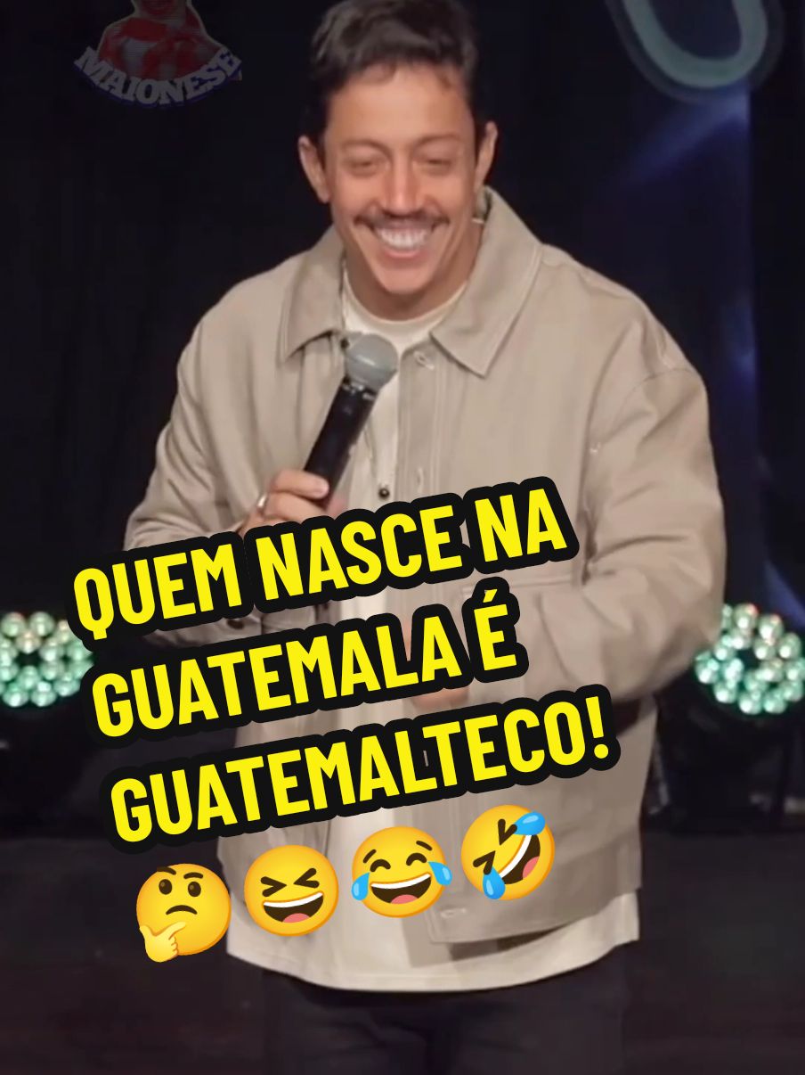 Quem nasce na Guatemala é Guatemalteco! 🤔😆😂🤣 ⚠️SIGA PARA MAIS CORTES COMO ESSE;❤️DEIXE SEU CORAÇÃOZINHO PARA APOIAR O NOSSO TRABALHO;💬COMENTE VIDEOS OU CLIPS QUE VOCÊS GOSTARIAM DE VER AQUI;👥COMPARTILHE COM SEUS AMIGOS E FAMILIARES! #renatoalbani  #show #standup #standupcomedy #humor #humortiktok #humorbr #comedia #comedian #comediahumor #comediabrasil #risos #risada #cortes #engracado 