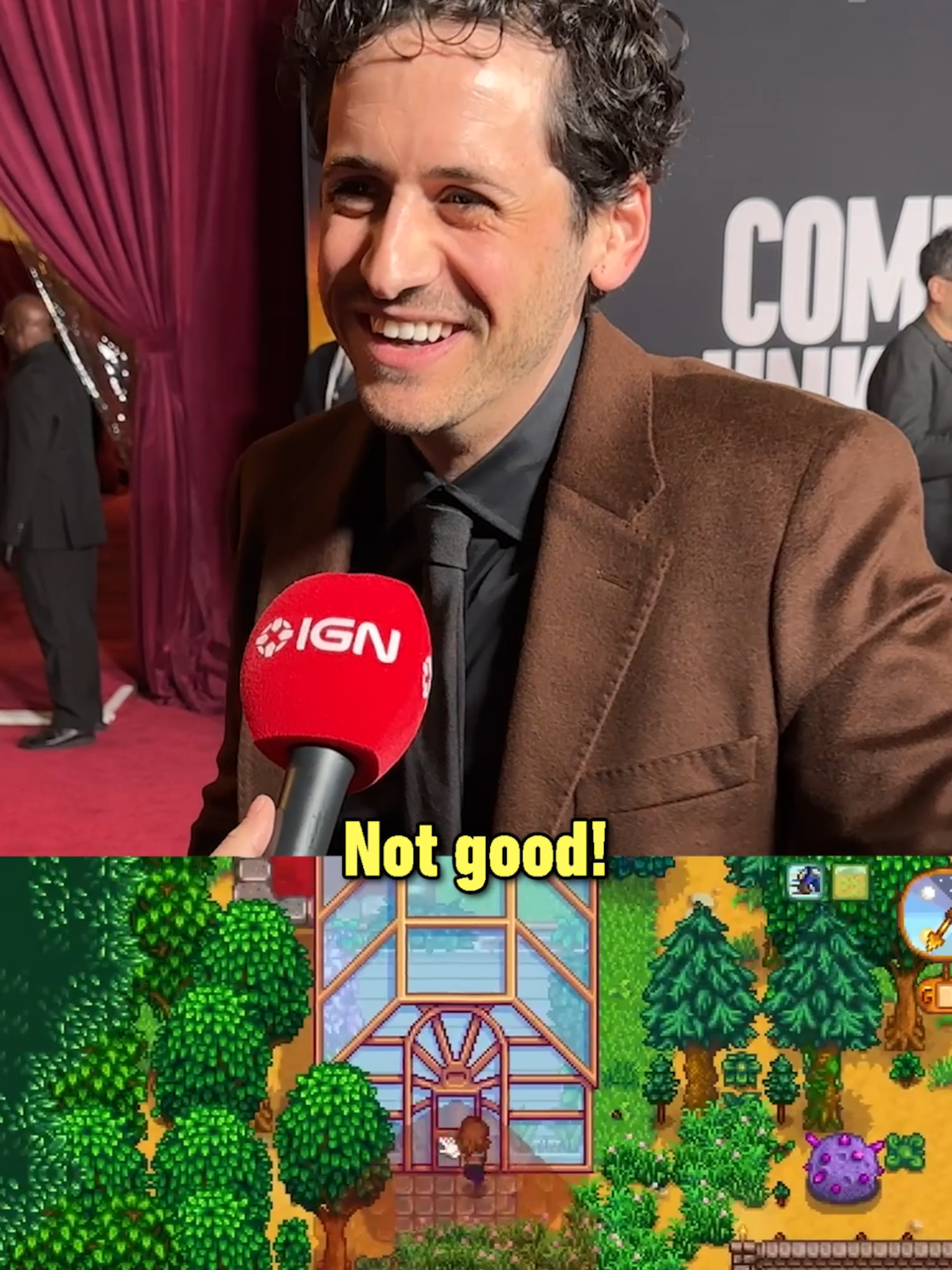 Nick Pupo plays Peter Yarrow in A Complete Unknown (and also Stardew Valley but that's on his own time) #acompleteunknown #bobdylan #redcarpet #interview #movie