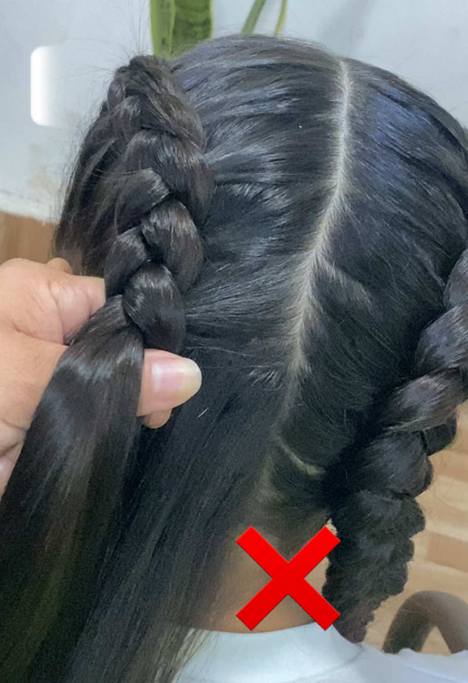 Conocia esta manera para realizar trenzas pegadas ❌#trenzas #tipsdebelleza #trenzadora #trenzaspegadas #trenzasafricanas 