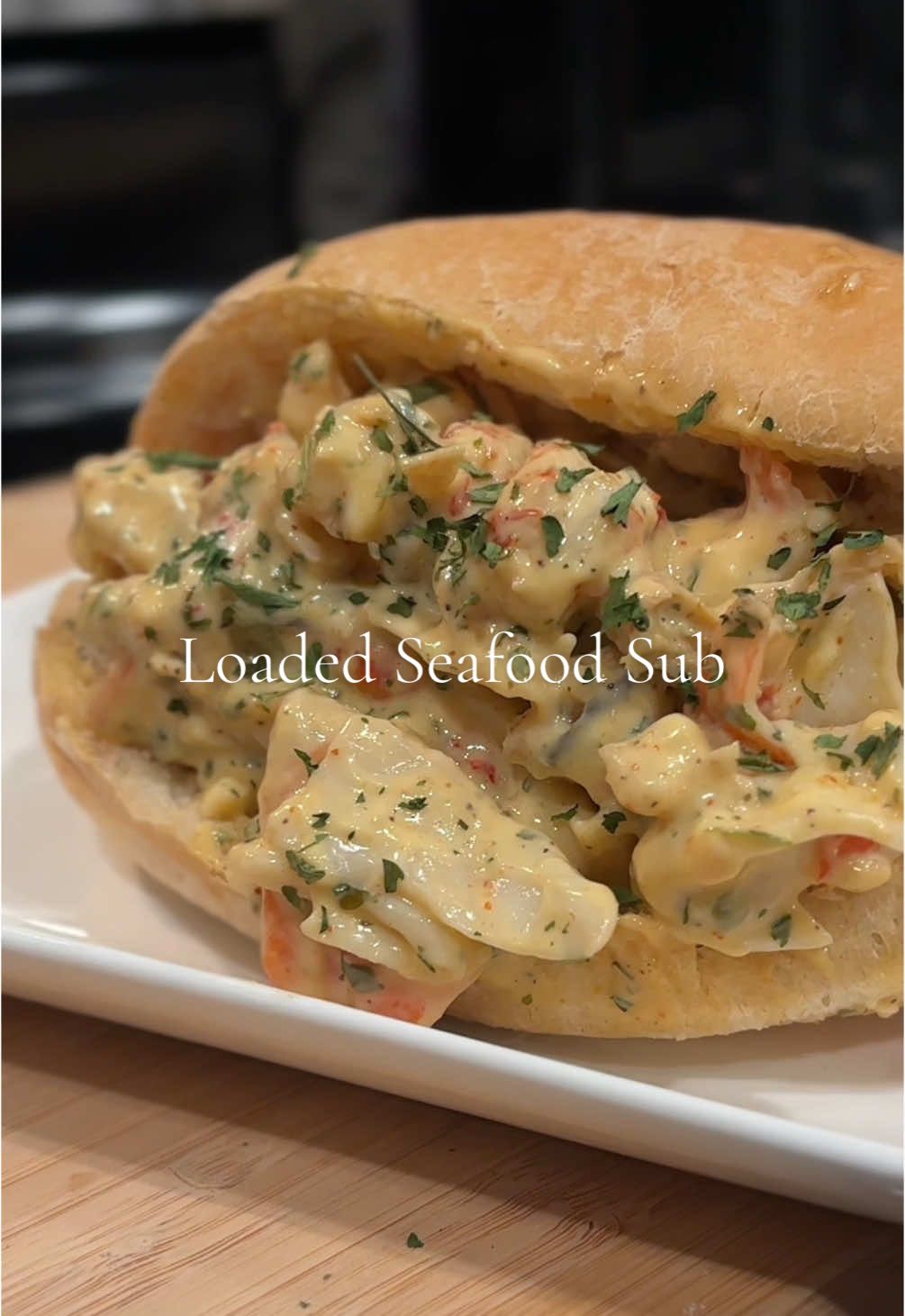 Loaded seafood subs #seafood 