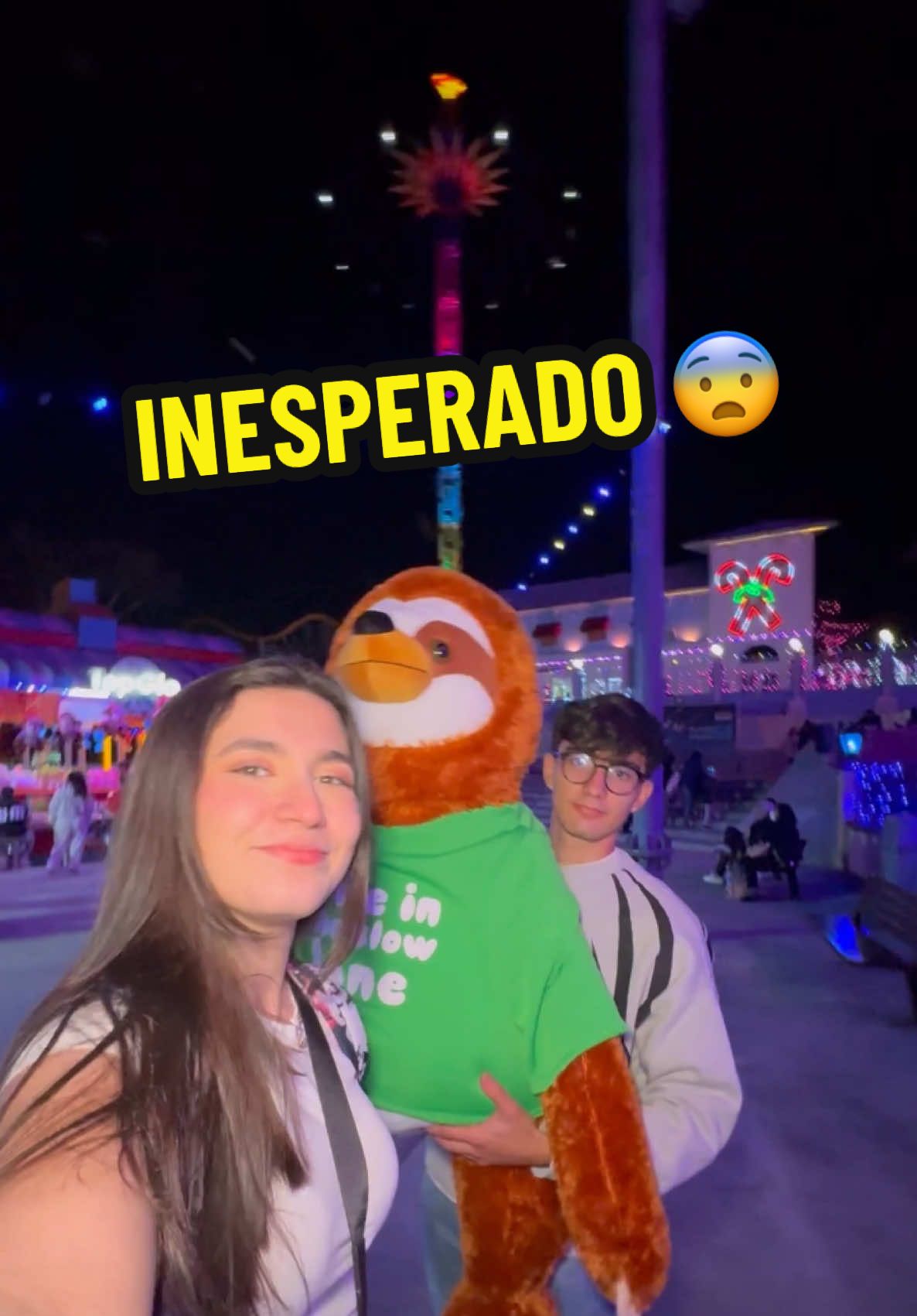 INESPERADO 😨😨 #masfacilimposible #cool #omg #diversion #parque #sixflags 