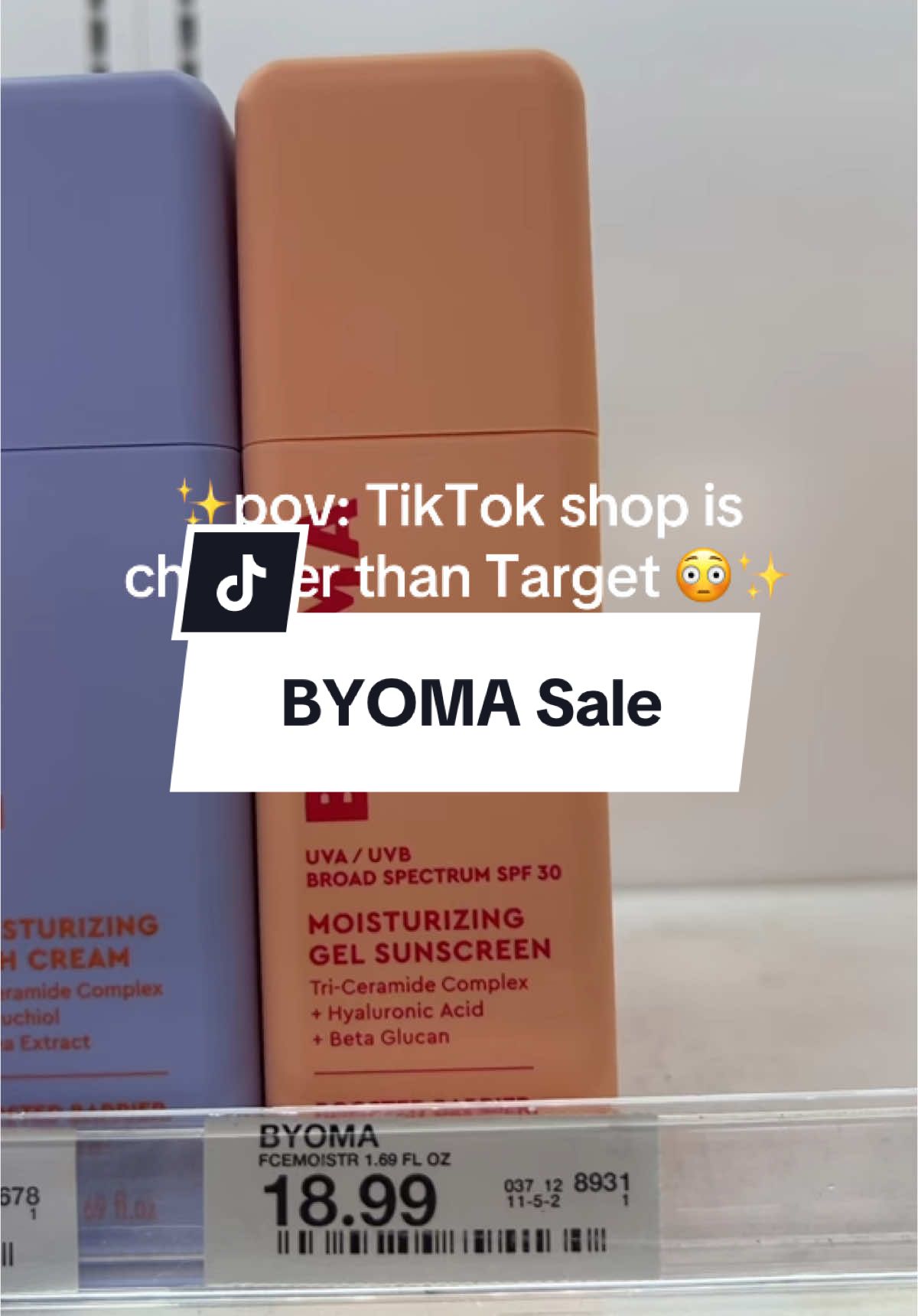 BYOMA Sale! 🫶 #target #targetfinds #byoma #byomaskincare #byomaconfidence #byomamoisturizer #sunscreen #tiktokshopfinds #tiktokshopaffiliate #fyp #fypシ 