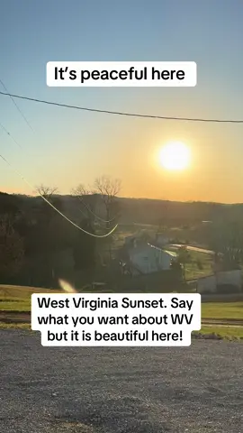 West Virgina is stunning! #sunset #peaceful #westvirginia #wv #countryroads 