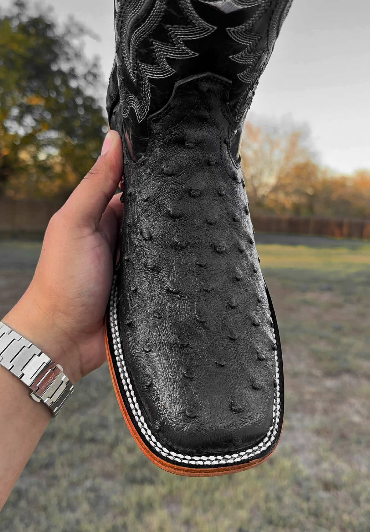 A Closer Look At Our Black Ostrich Boots For ONLY $119.99!!🥷🩸  #texasbootranch #texasbootranchboots #belico #trending #fashion #texas #fypシ゚viral🖤tiktok  #fyp #exclusive #cowboyoutfit #cowboyboots #boots #botasvaqueras #westernwear #suelaroja #redbottoms #ostrich #fyppppppppppppppppppppppp #fypシ #paratiiiiiiiiiiiiiiiiiiiiiiiiiiiiiii 