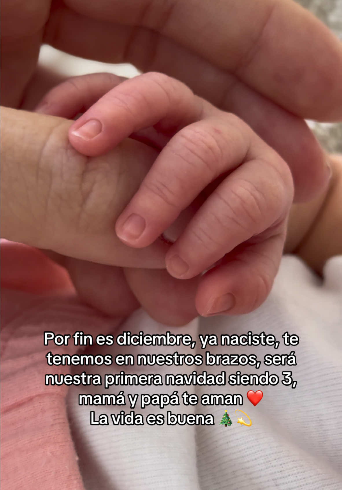 Pedacito de nuestro corazón ❤️ #navidad #christmas #myfirstchristmas #miprimeranavidad #viral_video #viral #fyp #bebestiktoks #babytiktok #newborn 