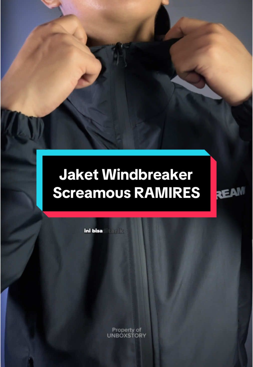 Replying to @ReNON #jaketwindbreaker RAMIRES dari @Screamous Clothing ini sih 100% anti air dan anti angin ✨ #jaketantiair #jaketgorpcore #jaketpria #jaketantiangin #screamous 
