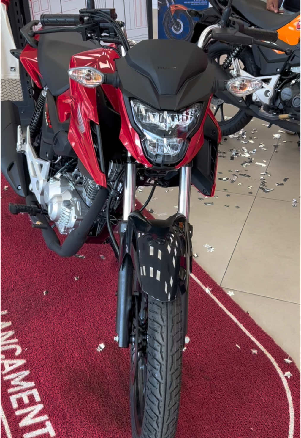 FAN 160 2025 VERMELHA! #foryour #cg #honda #fan160 #fan #moto #viral_video #lancamento #Biscoitocut #caboenrolado #