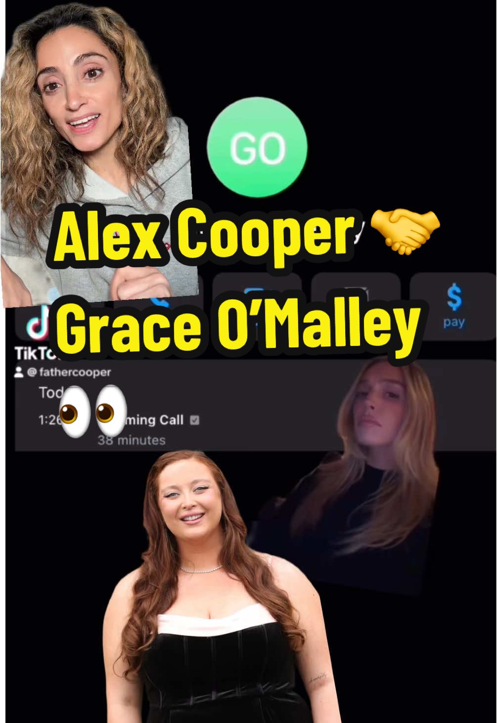 ALEX MOTHER EFFIN COOPER Coming Thru for the People 👏🏼👑 #graceomalley #callherdaddy #alexcooper #chd #planbri #tiktokdrama #greenscreen 