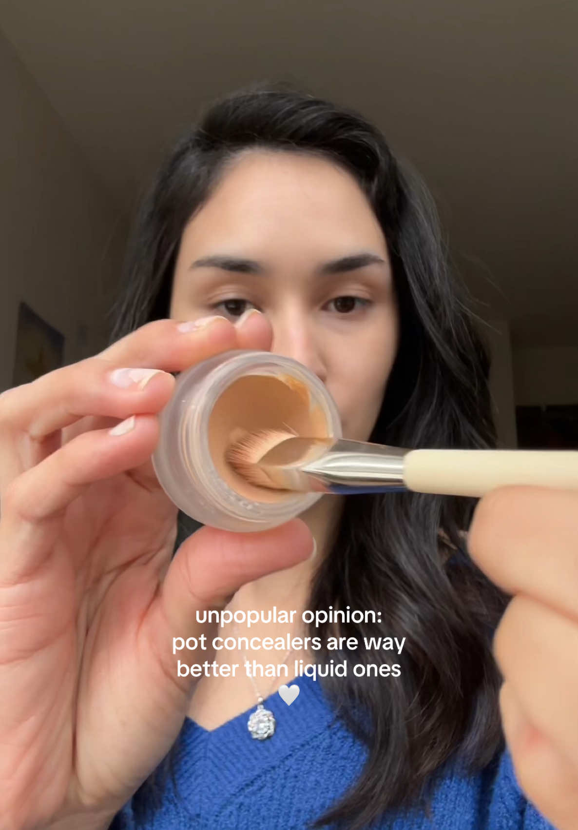 pot concealers > all #concealer #concealerhack #unpopularopinion #makeup #fyp #fy 