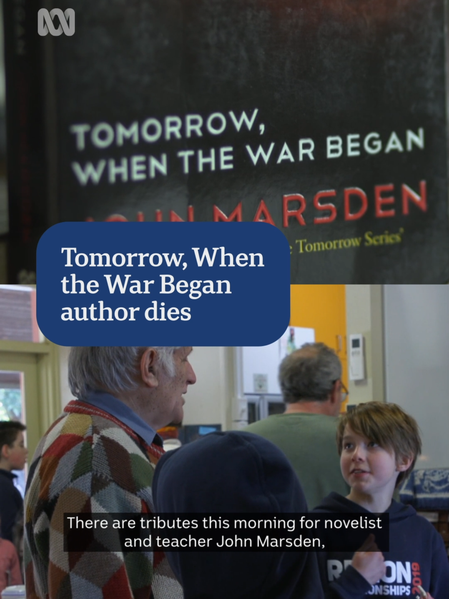 John Marsden, author of Tomorrow, When the War Began, has died, aged 74. Social Media video by Megan Jacobson for ABC News Digital. #BookTok #Author #Australia #YA #YoungAdult #Book #ABCNews