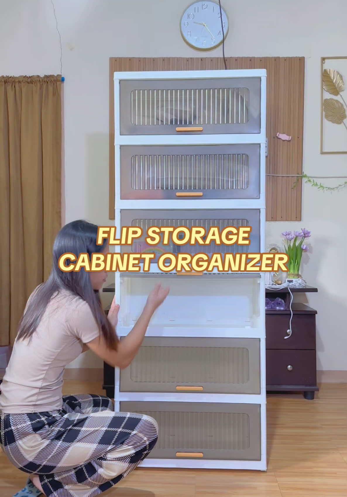 Affordable na storage cabinet at magagamit din pang matagalan. #flipcabinet #cabinetstorage #storagecabinet #flipdoorcabinet 