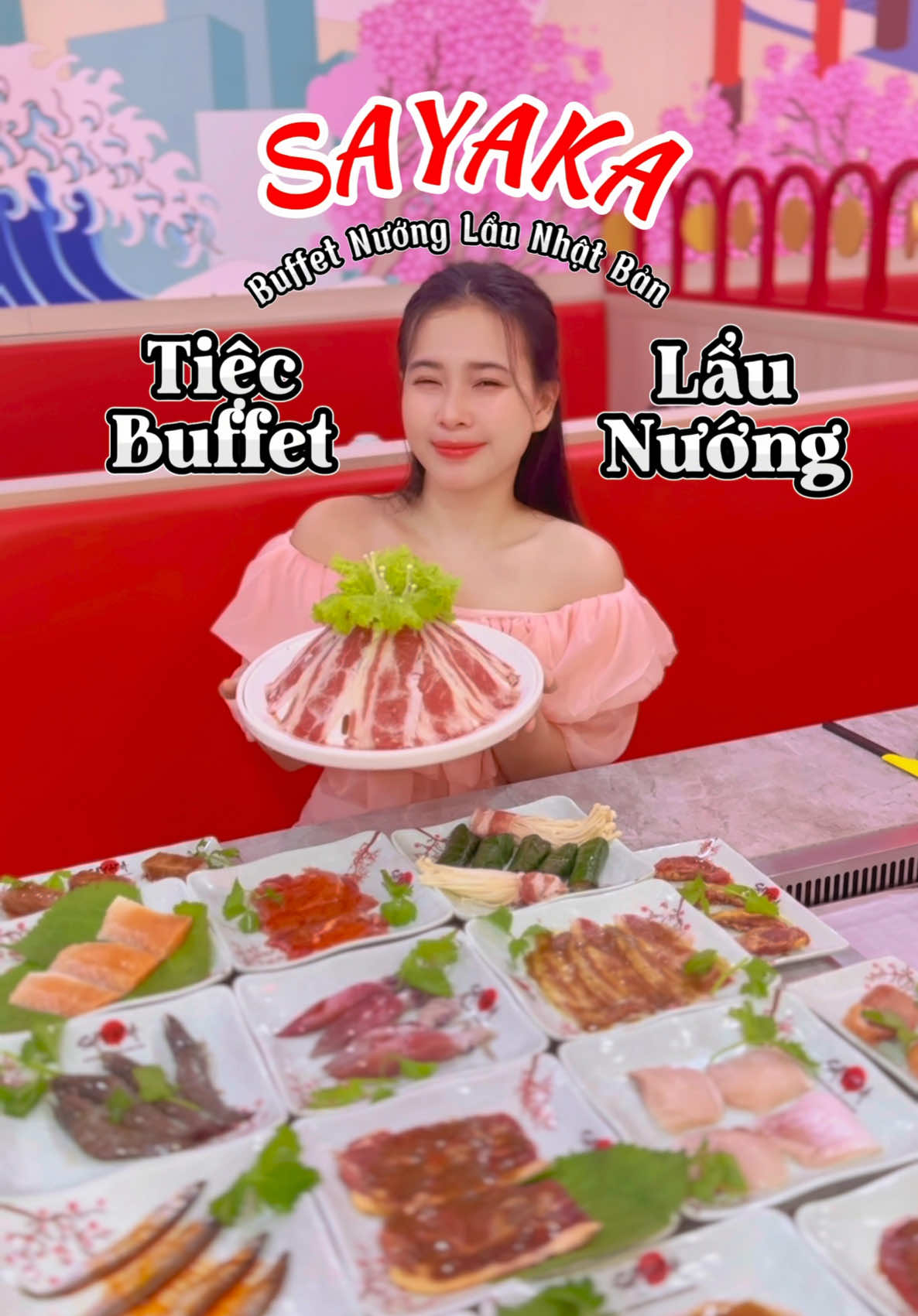 Buffet Lẩu Nướng Nhật Bản 1 TẶNG 1 gọi tên Sayaka Bạc Liêu‼️ #ancungtiktok #Sayaka #buffet ##bbq##hotpot#buflieu #baclieudidau  