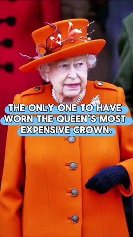 The only one to have worn the queen’s most expensive crown.#tiktok #fyp #elizabeth #royal #celebrity 