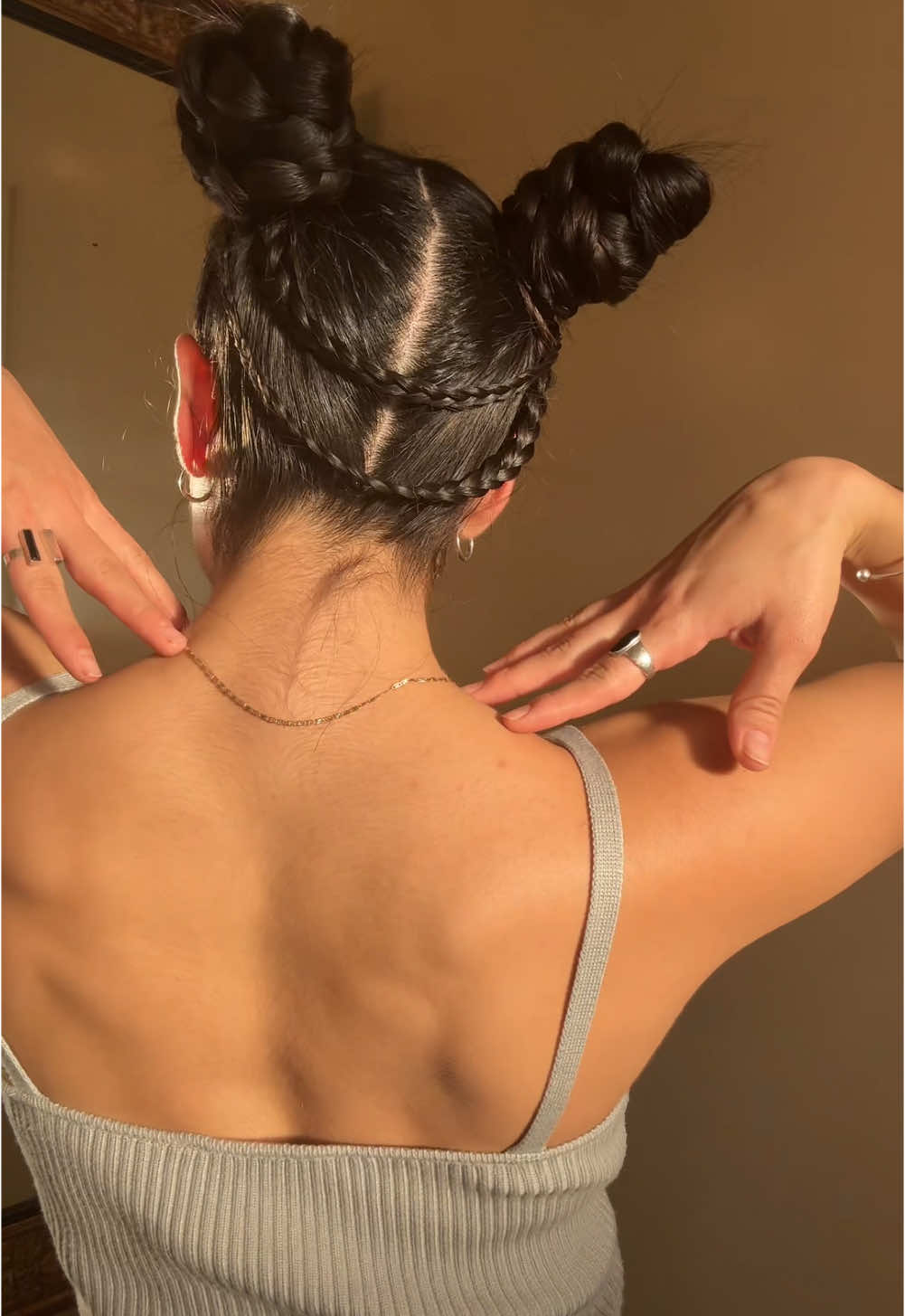 🪽☁️✨🤍💫 #hairstyles #hairtutorial #hairinspo #longhair #hairtok #cutehairstyles #sleekbun 