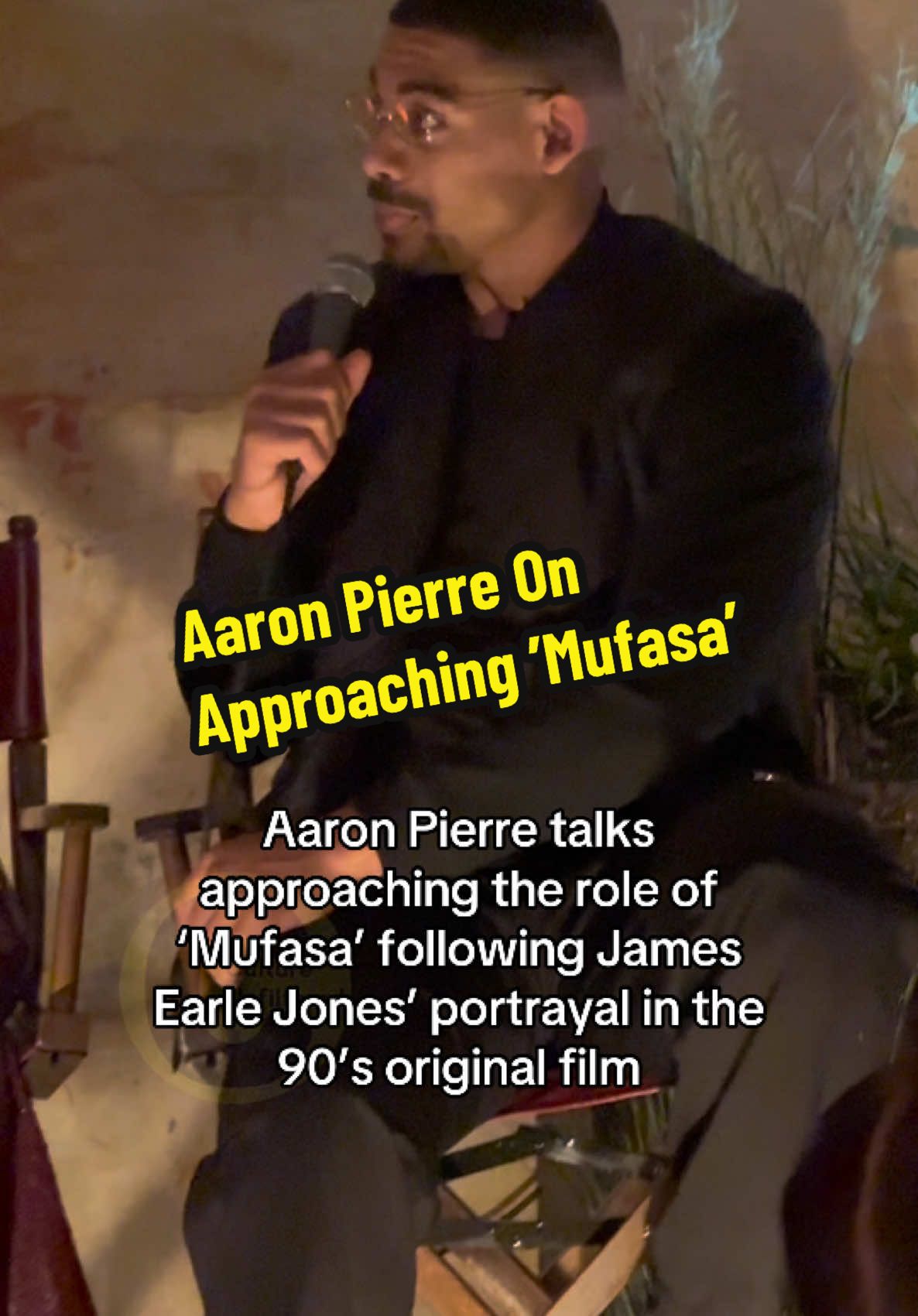 The legacy of ‘Mufasa’ lives on and Aaron Pierre is carrying the torch! #lionking #mufasa #cultureunfiltered #aaronpierre 