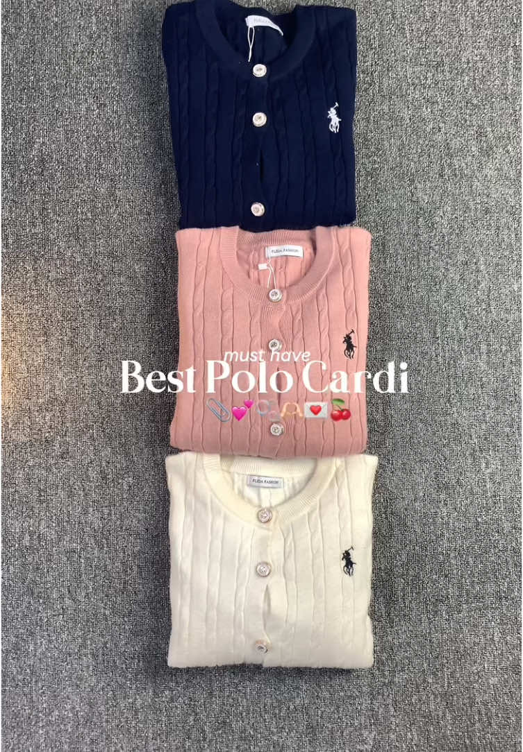 Membalas @༄˖°.🪐.ೃ࿔*:･  Wajib punya semua warna kalo kata aku🎀🫶🏻 #cardi #cardipolo #cable #Oldmoneyoutfits #OOTD #fashion #fyp #fypシ #xyzbca #polocardi 