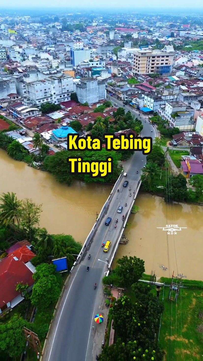 Sebentar lagi nataru ,Lebaran,, Yakin gak rindu  sm tebing tinggi ? #tebingtinggi_sumut #kotatebingtinggi #videodrone #sayokmdn #sumut 