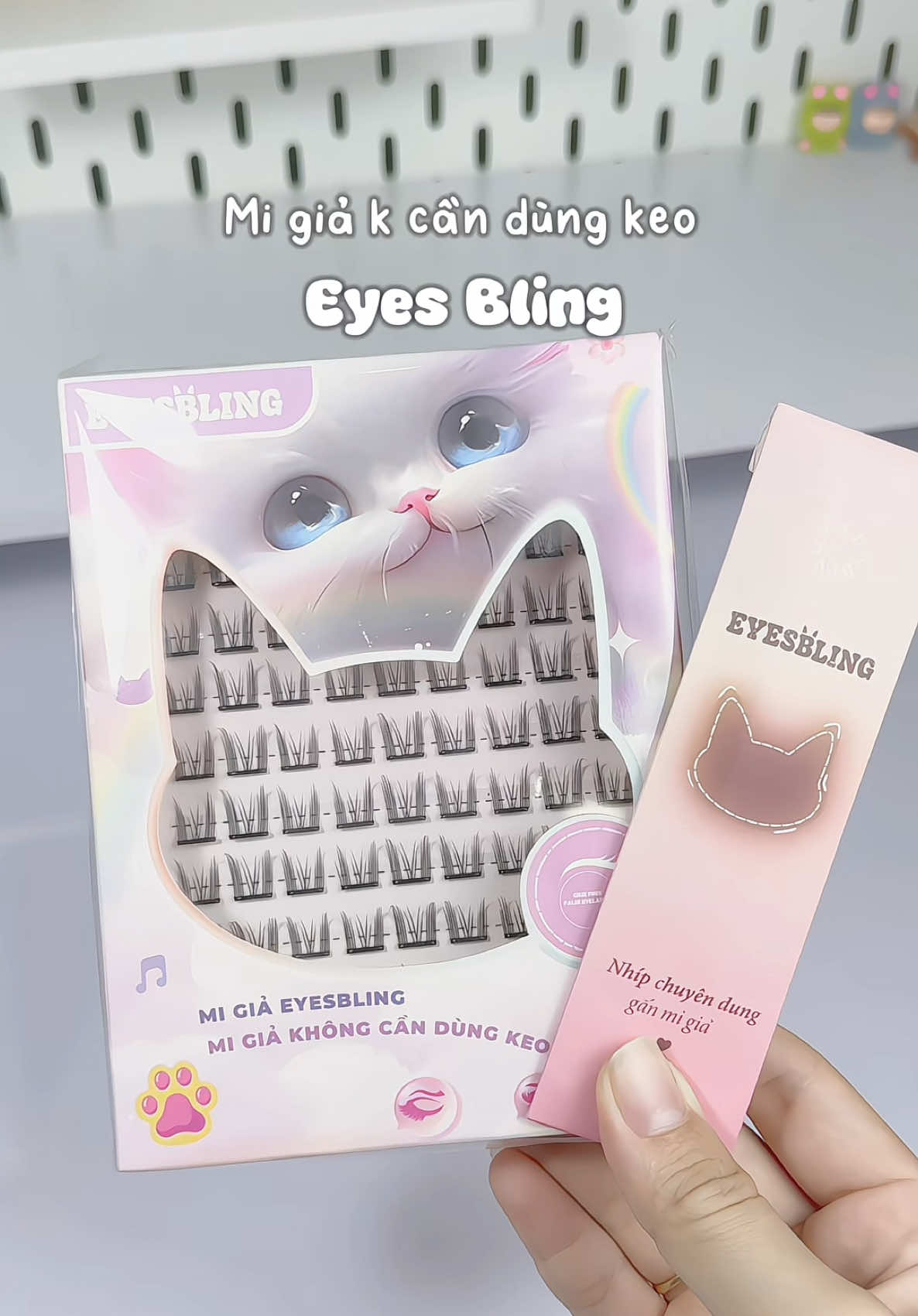 Mi giả k cần dùng keo EYES BLING   #xuhuong #migia #eyesbling #makeup 