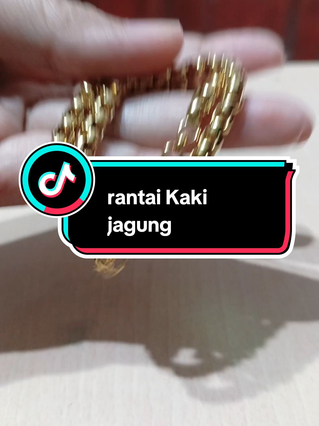 rantai Kaki jagung ni cantik  Dan panjang nya sampai 27cm pun sesuai .#rantaikaki #gelangkaki #rantai #rantaijagung 