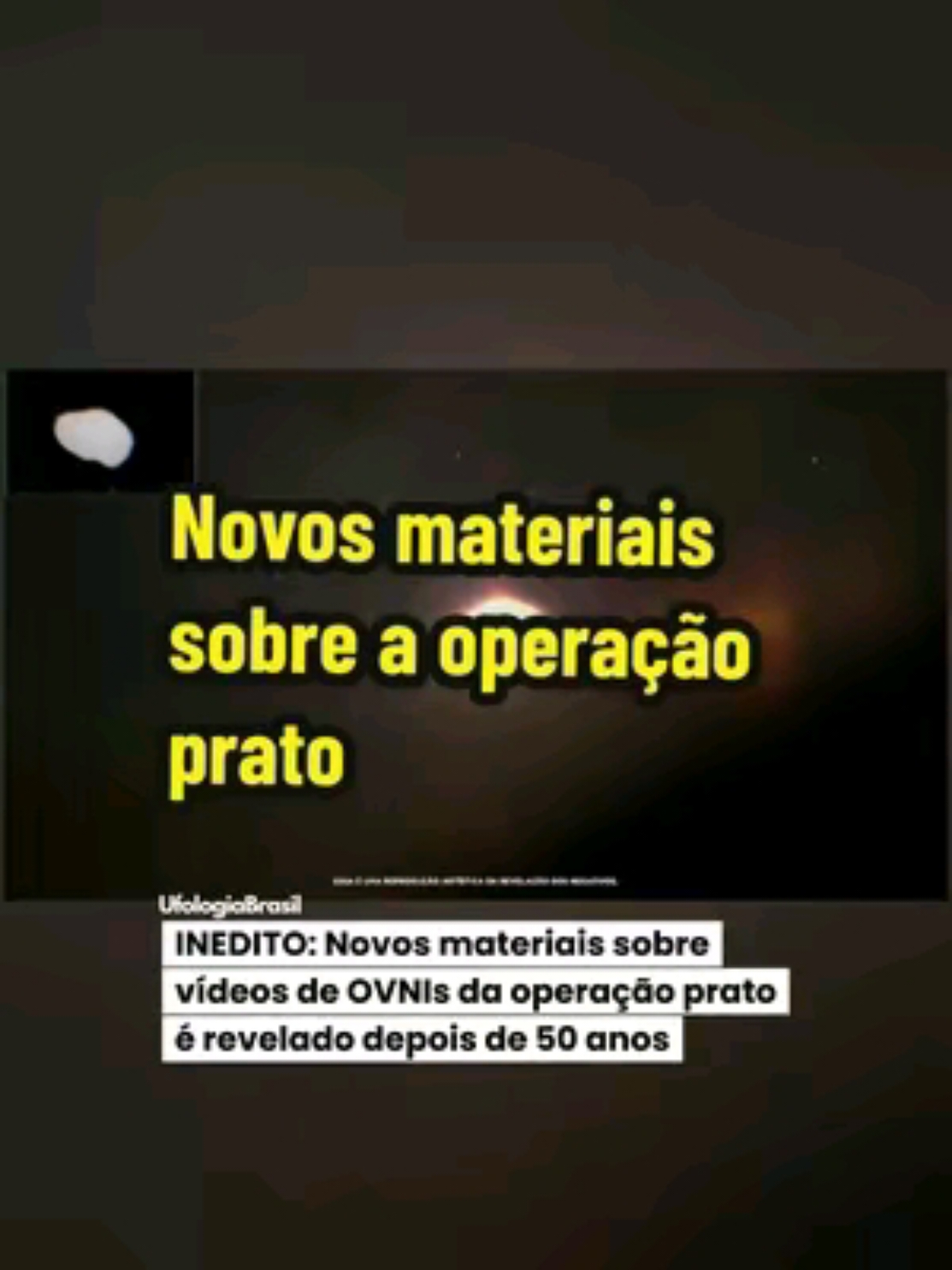 Após um ano de investigação para o podcast Operação Prato, foi descoberto um material inédito: 6 trilhas de negativos fotográficos, com 30 imagens, registrando um objeto luminoso (OVNI) avistado por militares no Pará nos anos 70. Embora não prove a existência de vida extraterrestre, o material traz novas pistas sobre o evento histórico, incluindo possíveis evidências de filmagens perdidas da Operação Prato. Obtido de uma fonte confiável ligada ao acervo do Sargento Flávio Costa, especialista em fotografia da Aeronáutica, os negativos estão deteriorados, mas consistentes com o contexto histórico. Eles mostram sequências inéditas do objeto em movimento e 5 fotos da Ilha de Colares. #operacaoprato #casosufologicos #ovni #colares #para #ufo #uap 