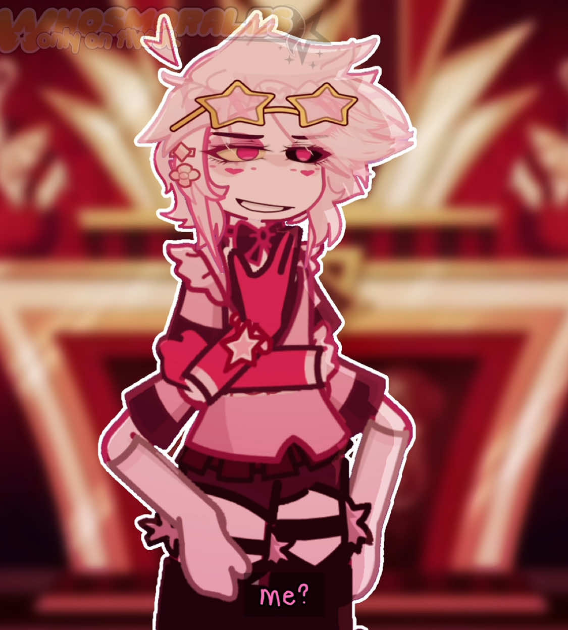 [ #HAZBINHOTEL ] -,, short vid but i love posting angel so here u go 🫶🫶 // #whosmorales #angeldust #angeldusthazbinhotel #hazbinhotelangeldust #blakeroman #hazbin #hellaverse #gacha #gachafyp #fypp #gachalife #edit 