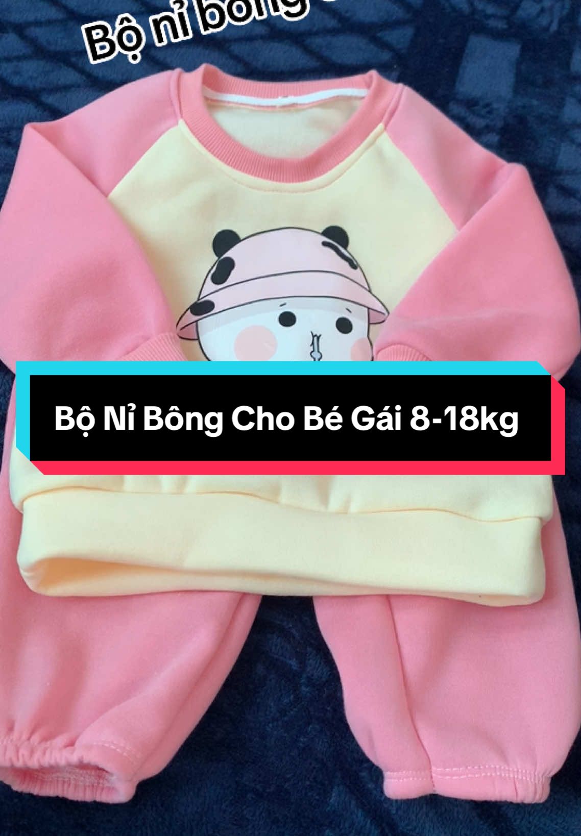 Bộ Nỉ Bông Cho Bé Gái 8-18kg #shopmetrasua99 #xuhuongtiktok #xuhuong #thinhhanh #trending 