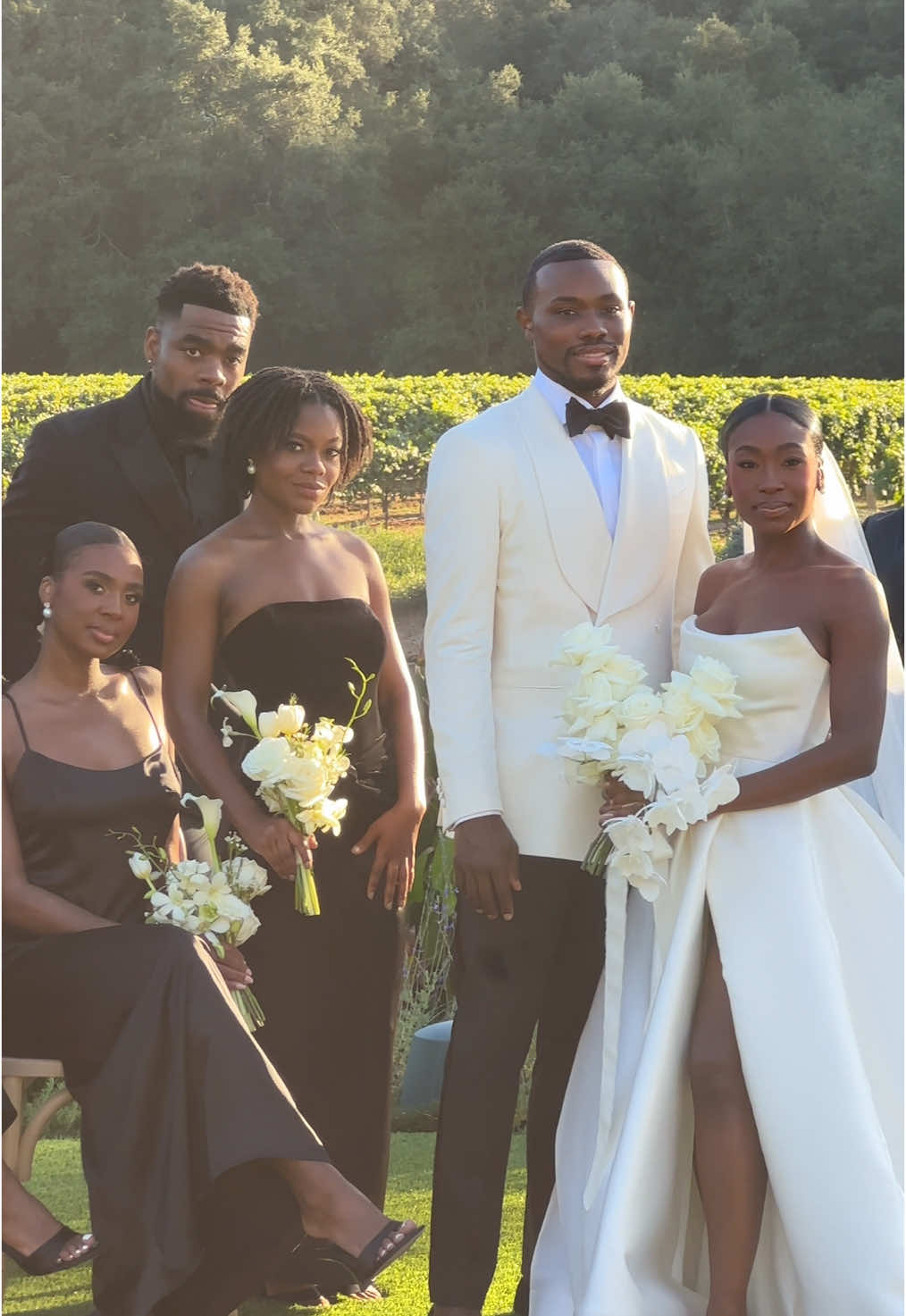 All that melanin 😮‍💨 #weddingtiktok #bridetok #bridesmaids #wedding #2025bride #blacklove #2025wedding #blackluxury #weddingtrends #brideera #blackbride #weddingtok #californiawedding 