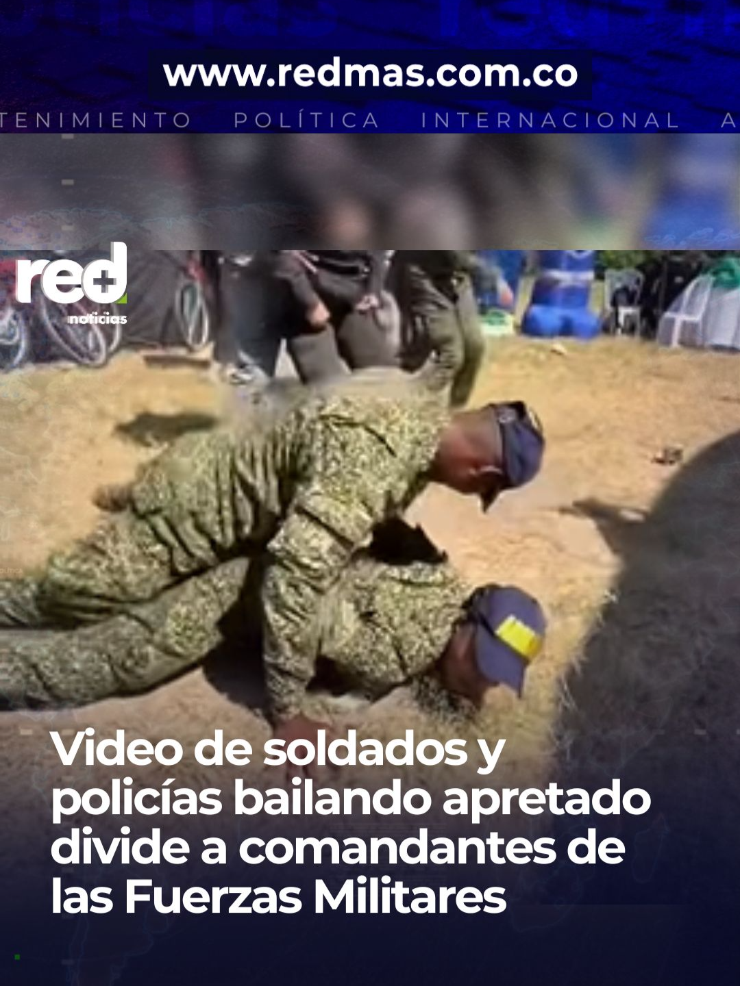 Indignación en #Colombia por un video en el que varios integrantes de la Fuerza Aeroespacial Colombiana (#FAC) y la #PolicíaNacional protagonizan un polémico baile mientras usaban los uniformes de las instituciones. Ampliación en redmas.com.co