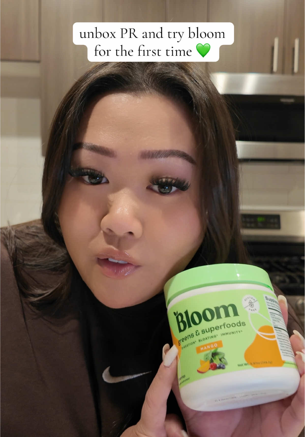 open bloom PR with me and tasting it for the first time! #bloom #bloompartner #bloomnutrition #creatorsearchinsights #trending #teamworkmakesthedreamwork #teamwork #teamworkifb #teamworkchallenge #teamworktrend #teamworkifbbbb 