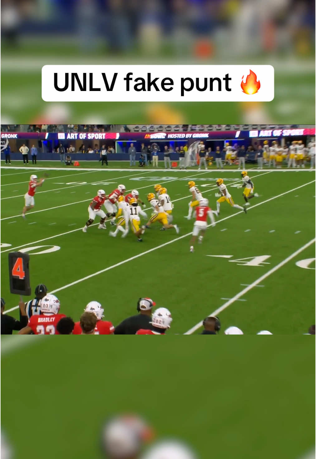 Executed to perfection 😤 #unlv #CFBpostseason #cfb #football 