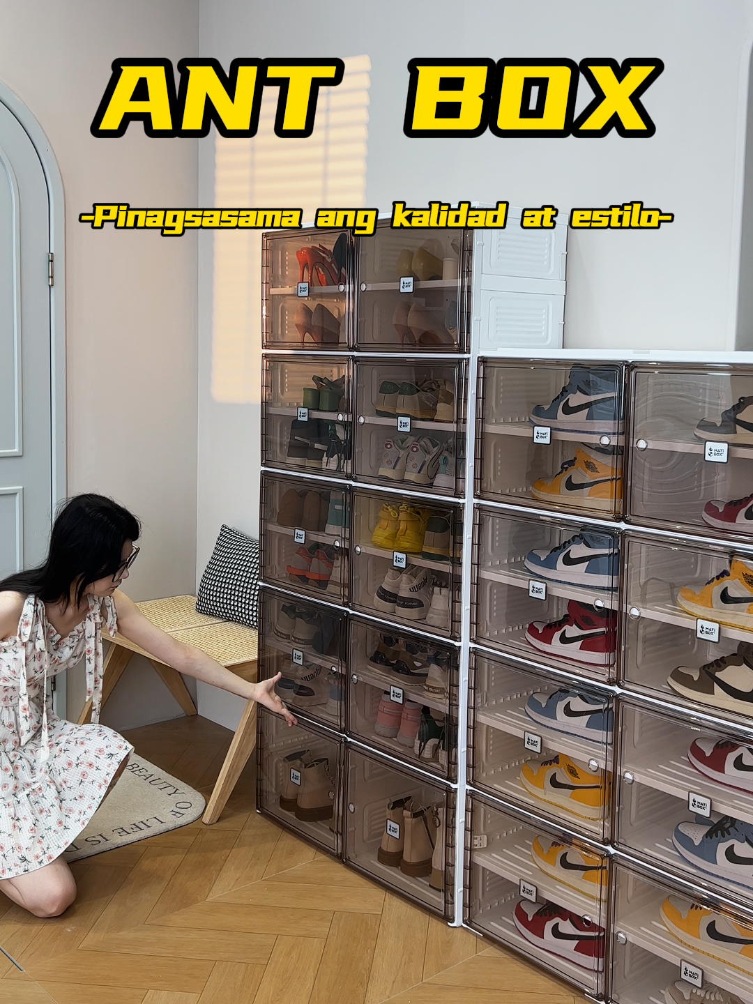 Imagine tidy your doors space within 5 minutes. ANTBOX shoe cabinet perfect solve door space shoes messy problem. Get it from ANTBOX shop now !!#antbox #homestorage #freeinstallation #shoebox #shoeorganizer #shoeorganization #shoeboxes #shoes storage organizer box #fyppppppppppppppppppppppp