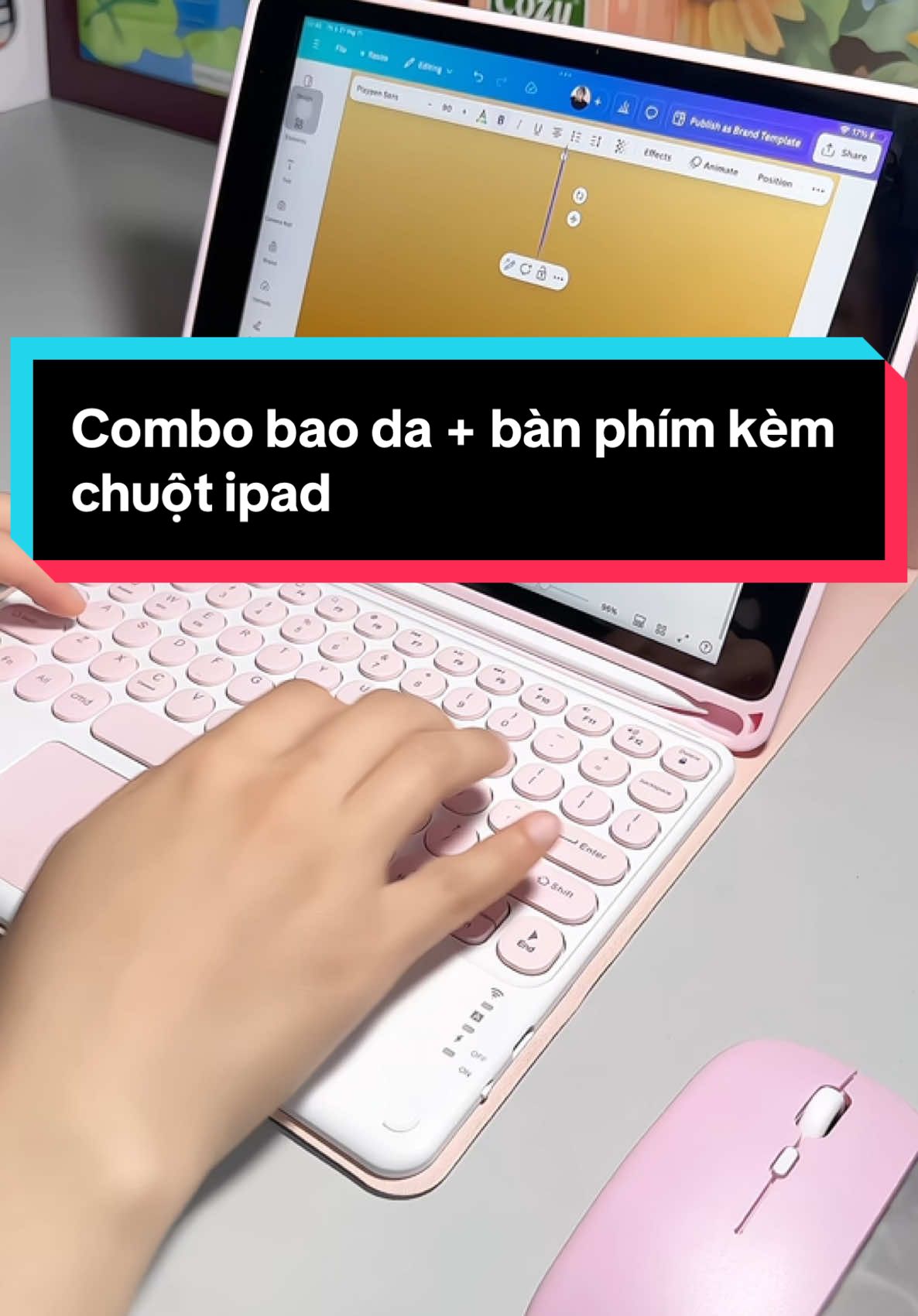 Lênnnnn 🔝🔝🔝#LearnOnTikTok #review #ipadcase #keyboard #phukiendienthoai #unboxing #studytok 