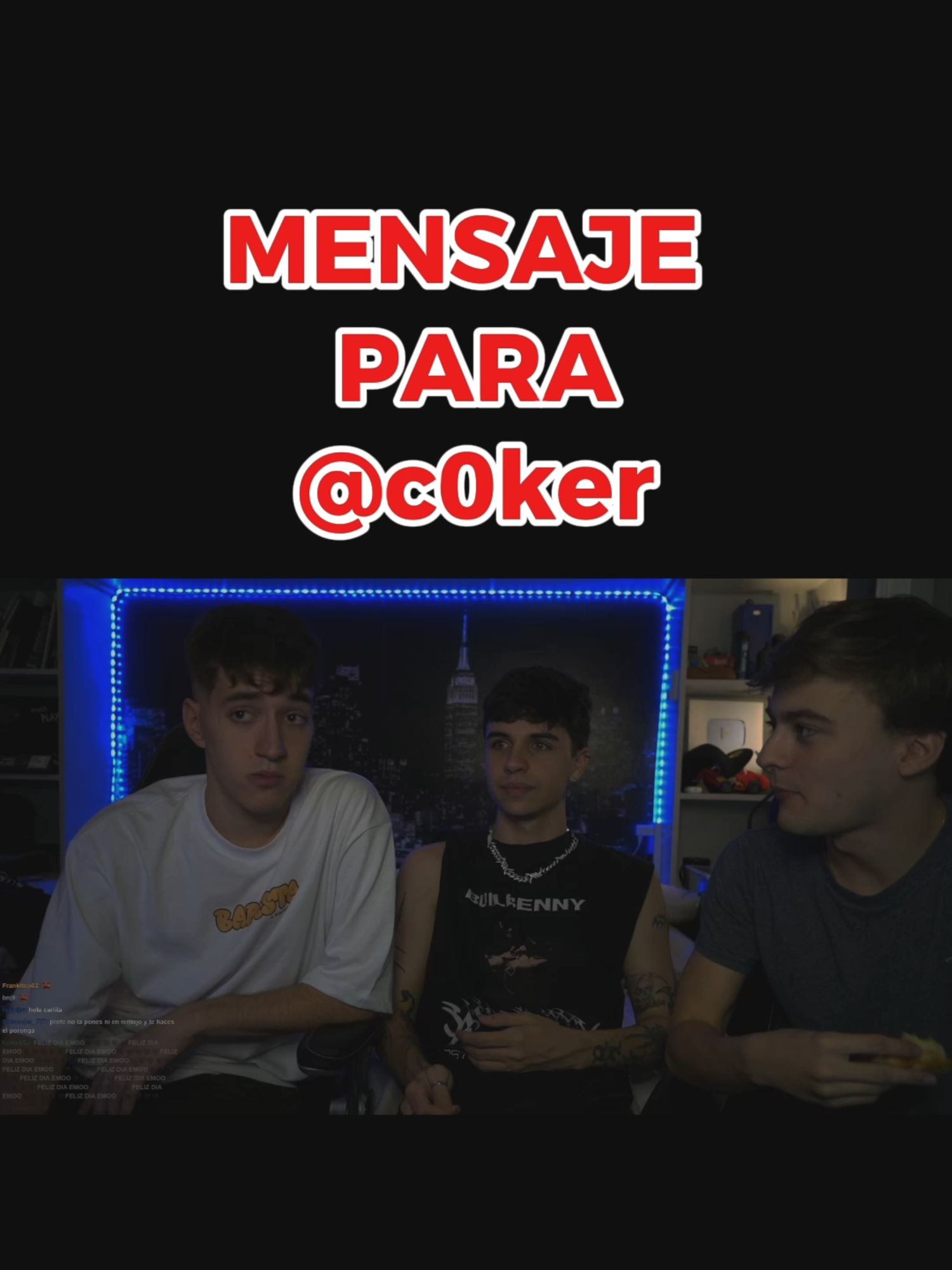 MENSAJE PARA @c0ker2 COKER DEL PROFESOR #coker #profesor #streamer #humor