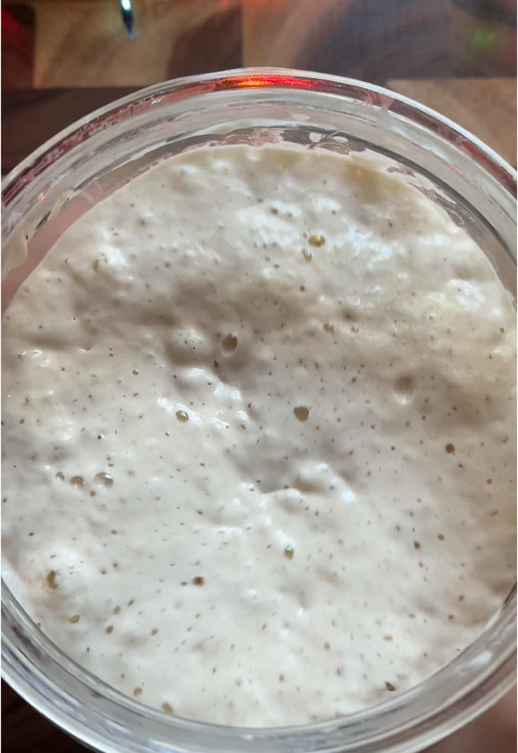 Replying to @oppa_goblin my sourdough starter is a year old #sourdough #sourdoughtok #sourdoughclub #sourdoughtiktok #sourdoughasmr #sourdoughcrunch #sourdoughbread #sourdoughstarter 