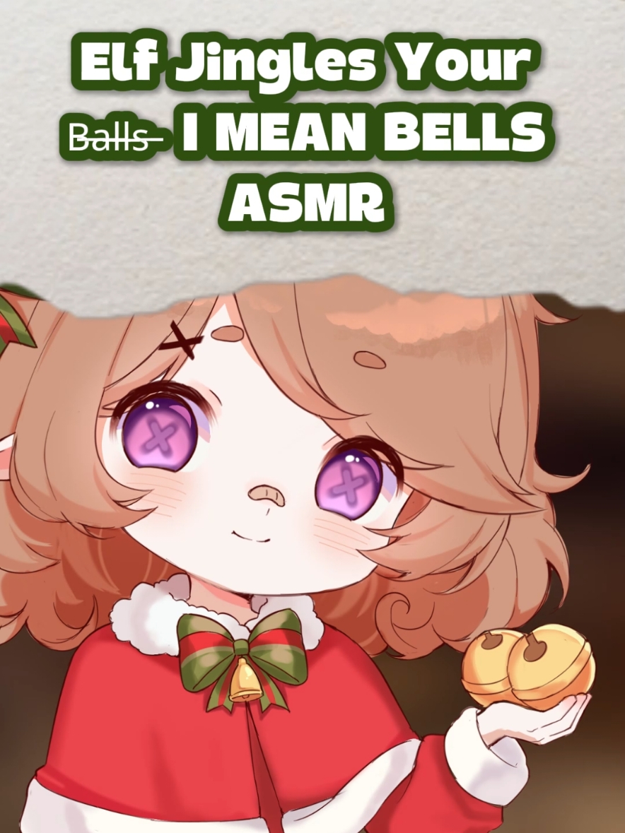 Elf juggles I MEAN JINGLES YOUR BELLS ASMR #fyp #asmr #memes 