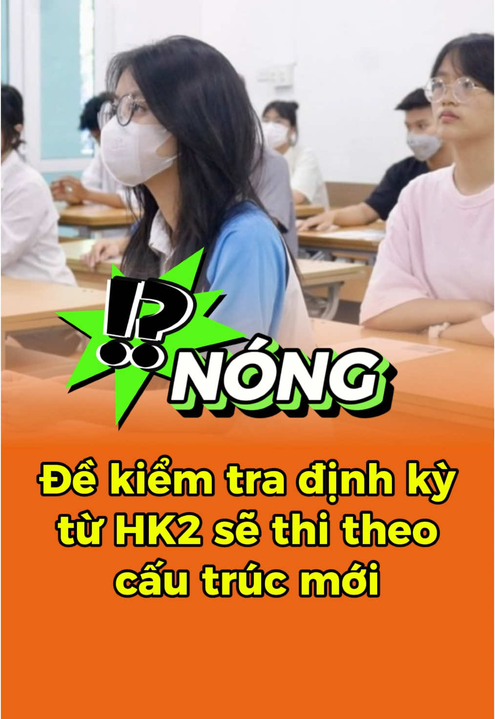 Cấp báo! Từ học kỳ 2, đề kiểm tra định kỳ bậc THCS và THPT sẽ thay đổi hoàn toàn theo cấu trúc mới😱PH-HS hết sức lưu ý #suphutoan #LearnOnTikTok #kiemtra #thcs #thpt 