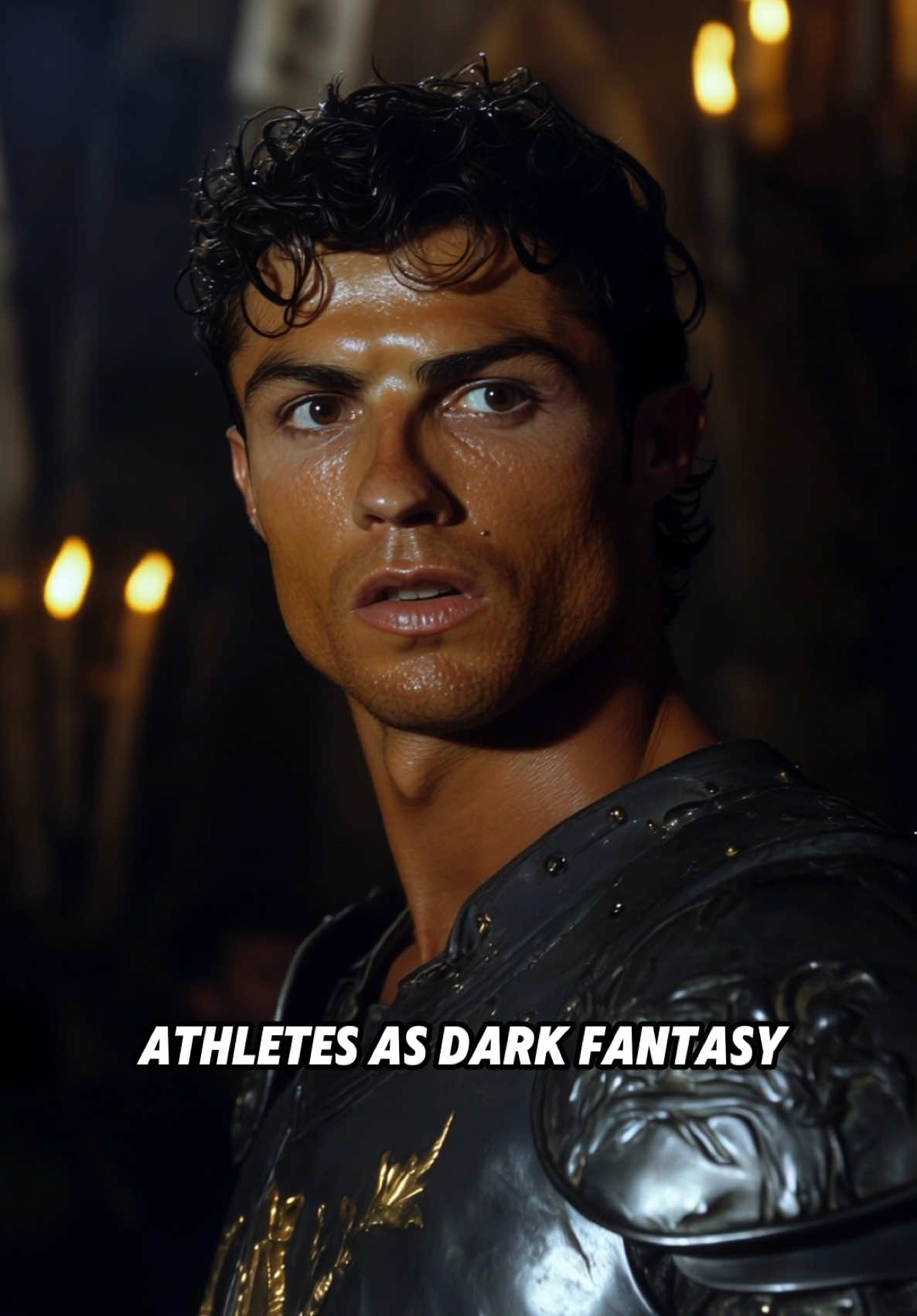 Athlete As Dark Fantasy! 💀#short #aiart #midjourney #midjourneyai #aifusion #athlete 