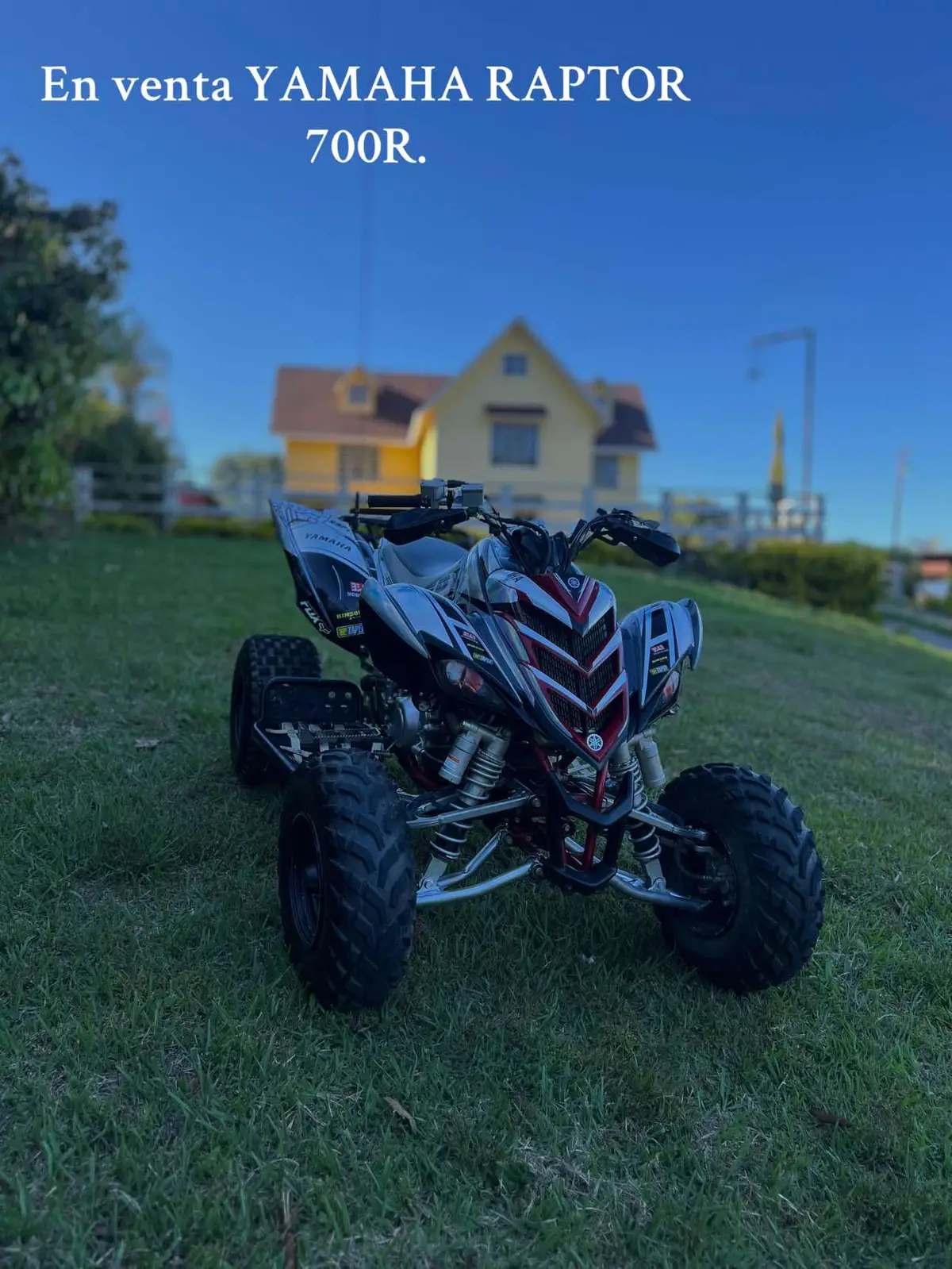 🔰YAMAHA RAPTOR 700R  🔰Modelo -2008  🔰Llantas 9/10 🔰Neblineras 2 funciones  🔰Vinil tornasol  🔰Edición especial  🔰5 velocidades  🔰Defensa delantera y trasera  🔰Posapies de malla  🔰Motor en excelentes condiciones  Más información al privado, disponible para Guatemala! Tel: 4142-3706 #guatemala #ventasguatemala #yamaha #raptos700r