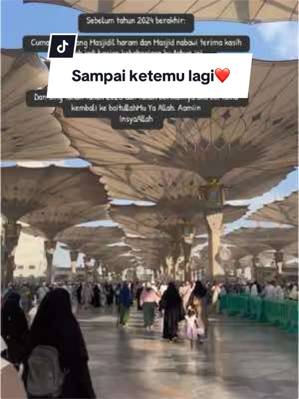 Terima kasih untuk segala mimpiku bisa bertamu ke BaitullahMu ya Allah. #umroh2024 #madinah #mekkah #raudahtamantamansurga #umrohyuk #masyaallahtabarakkallah #alhamdulillah 