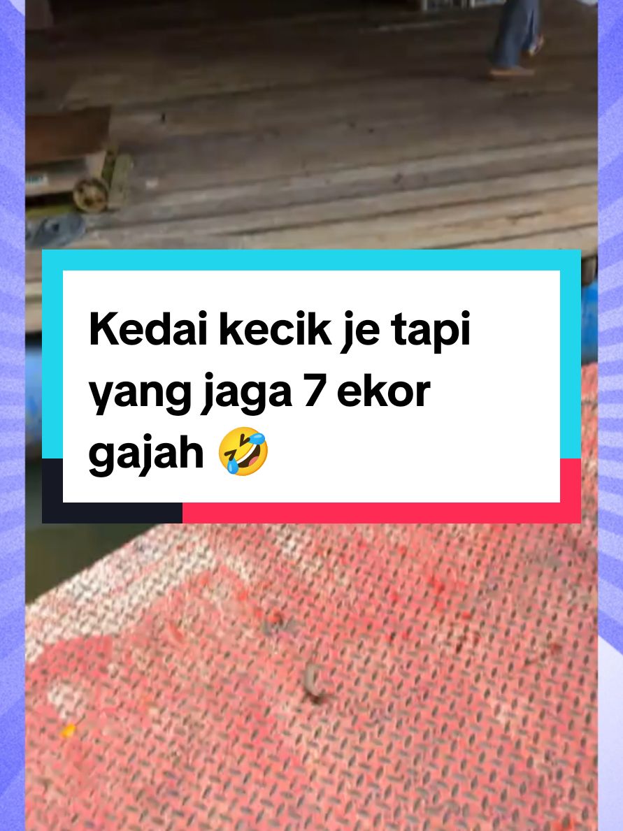 Padu betul idea dorang ni, betul-betul diluar kotak pemikiran😂 min rasa kedai ni mesti dijaga oleh 7 ekor gajah 🐘😆 #malaysianupdate #malaysianupdateofficial #malaysianupdatenews #fyp #viral #seven #elephant 