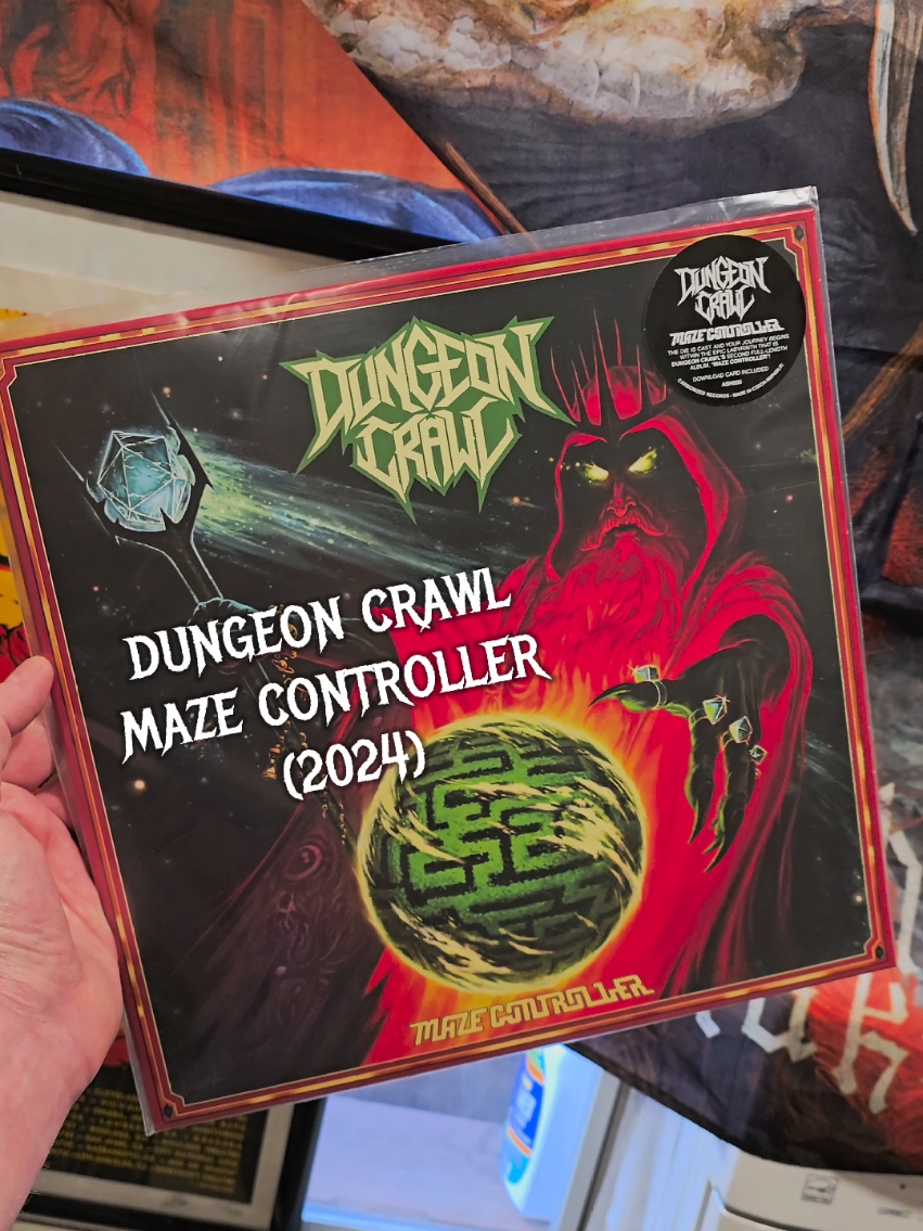 Dungeon Crawl Maze Controller (2024)  #metal  #vinyl #dungeonsanddragons #fyp 