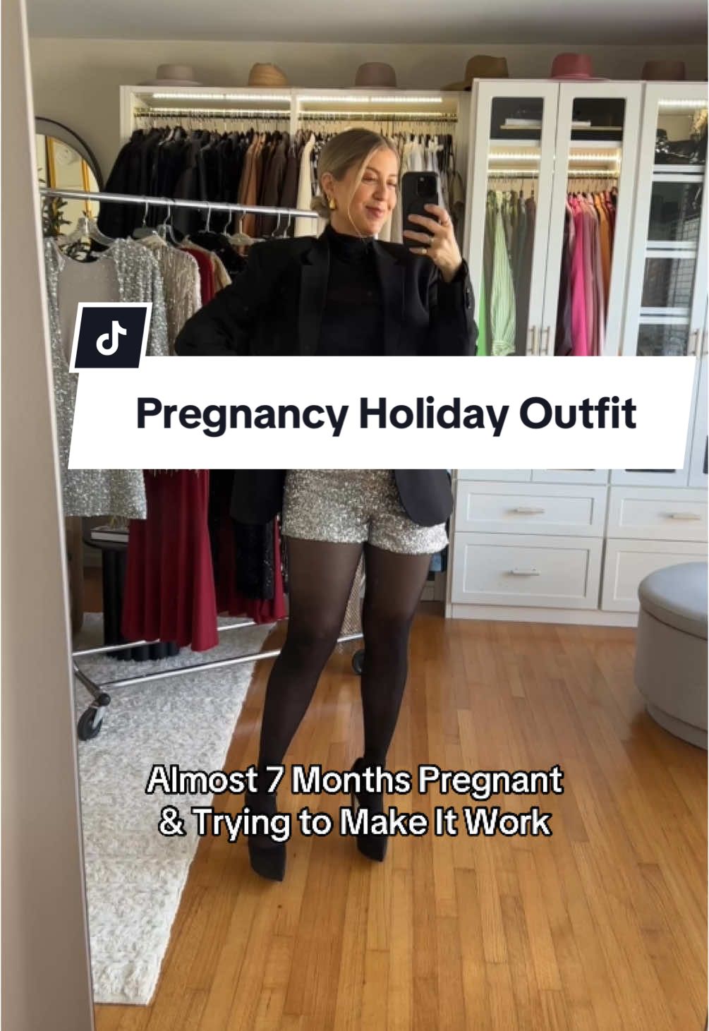 7 months next week! #maternityfashion #pregnantoutfits #pregnanttiktok 