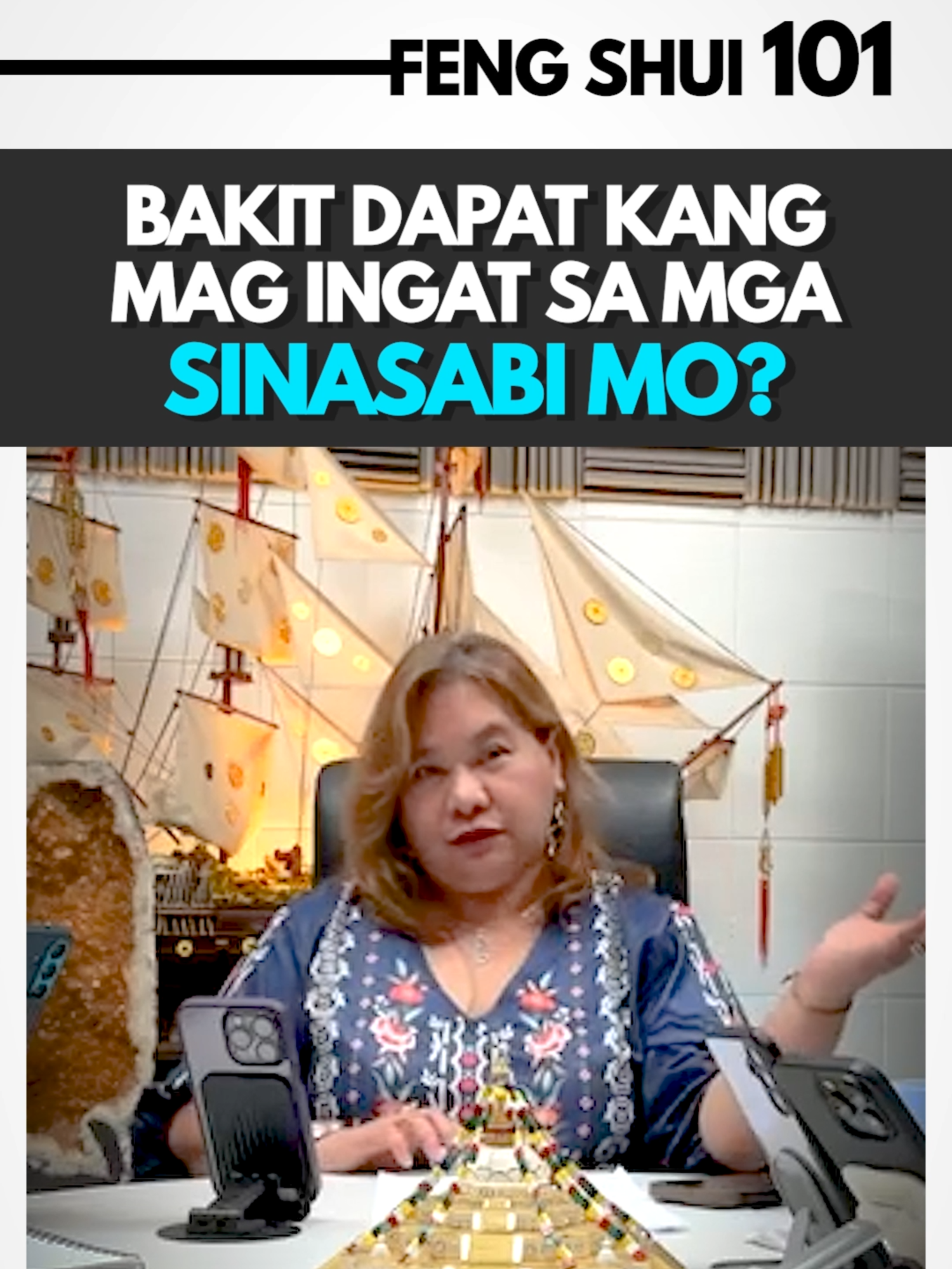 Bakit dapat kang mag ingat sa mga sinasabi mo? #fengshui #fengshuitips #meckydecena #meckyknows #hofsmanila #meckyourmove #fengshui101withMGD #trendingnow #hofs #trendingvideo #fyp #motivationalvideo #lifecoach #readyfor2025 #fypシ゚ #housetips #newyear #meckyknow #goal