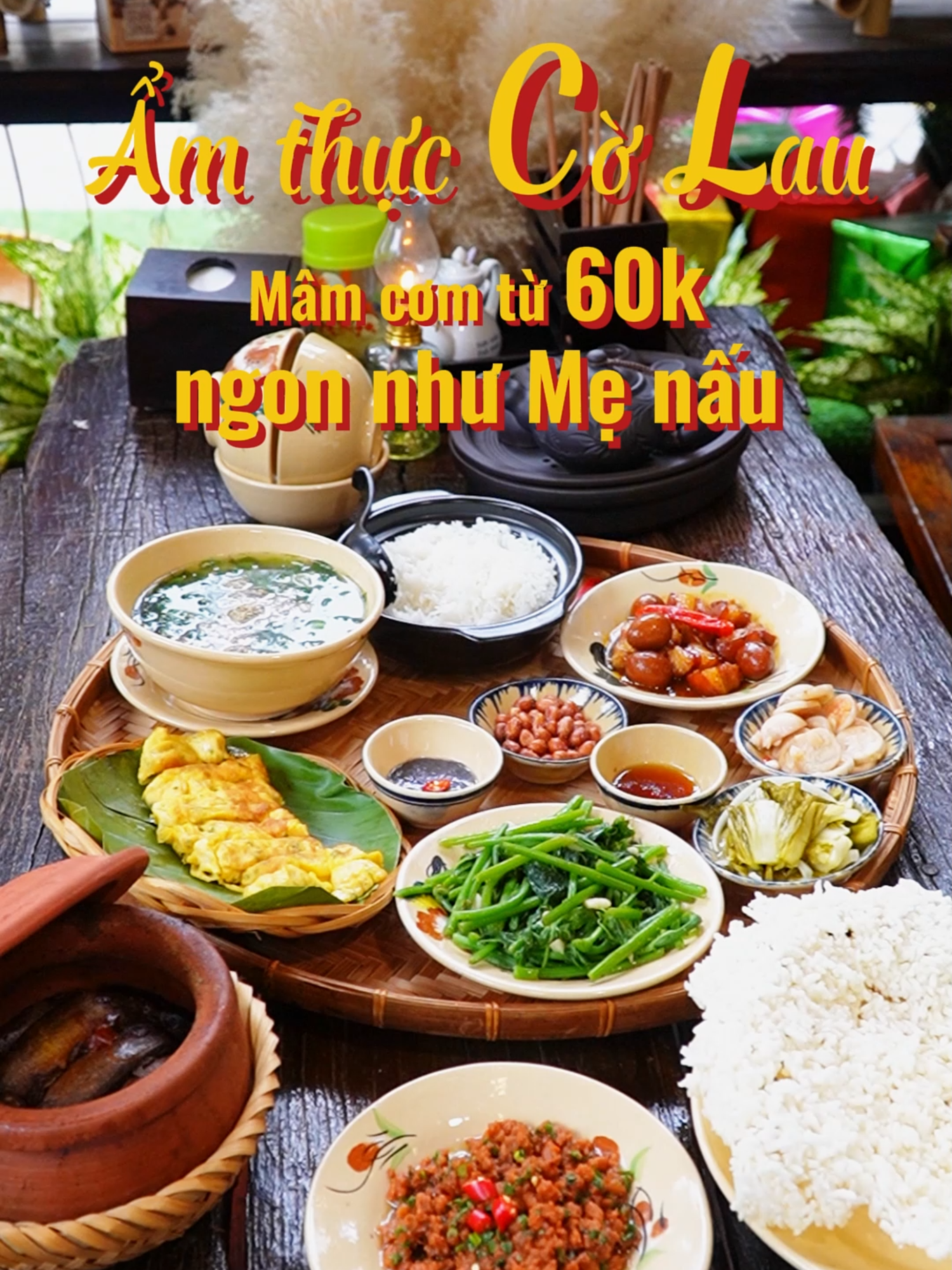 Thưởng thức mâm cơm Quê 🍜 chỉ từ 60k ngay tại TP. Ninh Bình - ngon như Mẹ nấu 😋😍 #amthucolau #comque #checkininhbinh #xuhuongtiktok2024 #viral