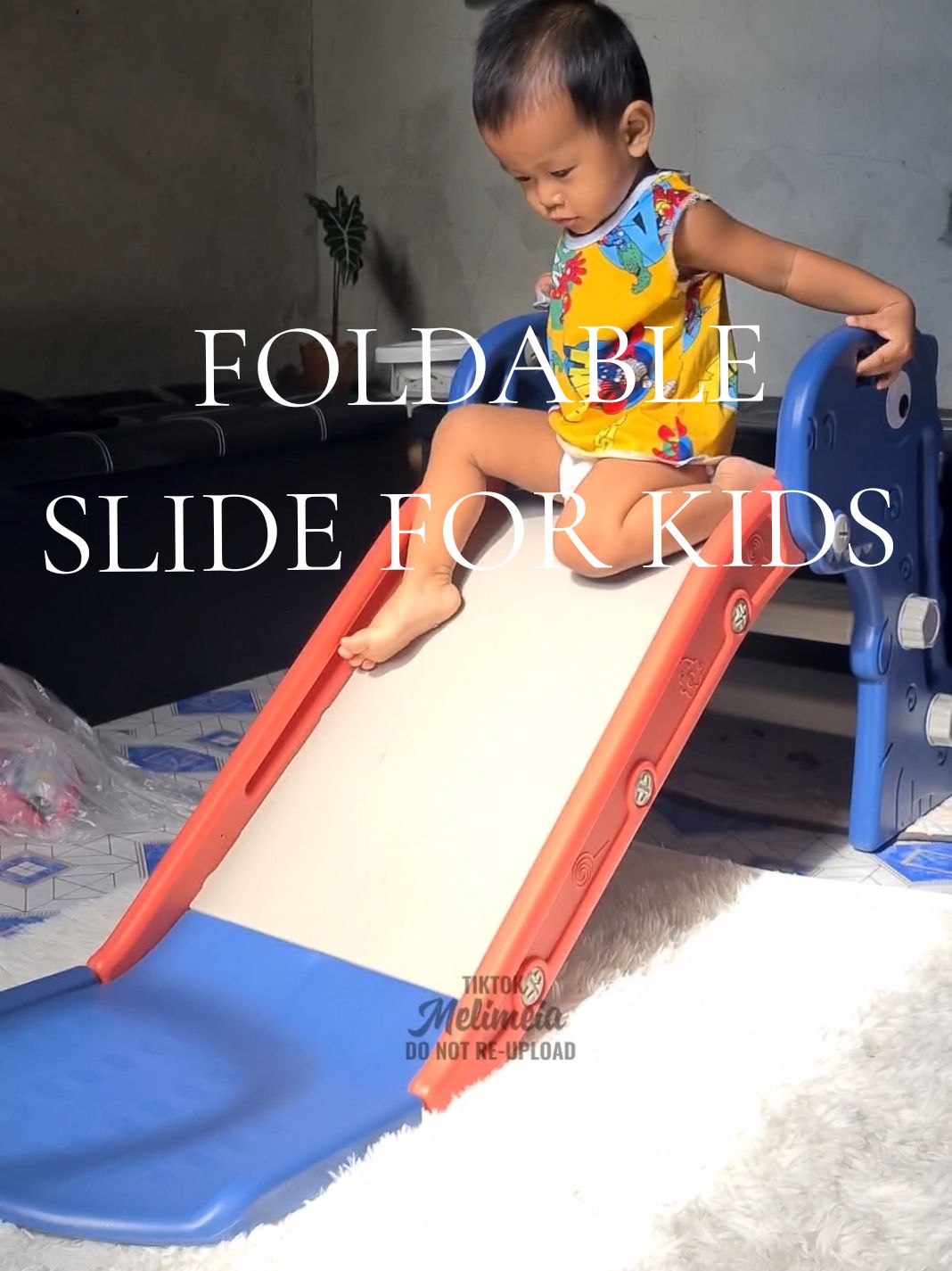 Siguradong mababawasan screentime ng mga anak nyo dito 😇 #slideforkids #slideplayground #foldableslideplayground 