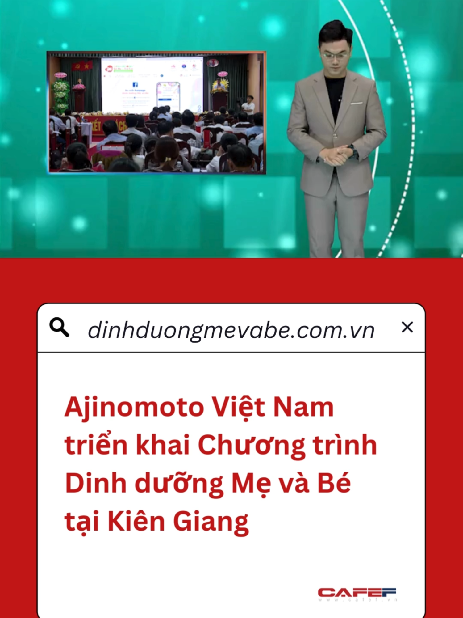 Ajinomoto Việt Nam triển khai Chương trình Dinh dưỡng Mẹ và Bé tại Kiên Giang #AjinomotoVN #Dinhduongmevabe