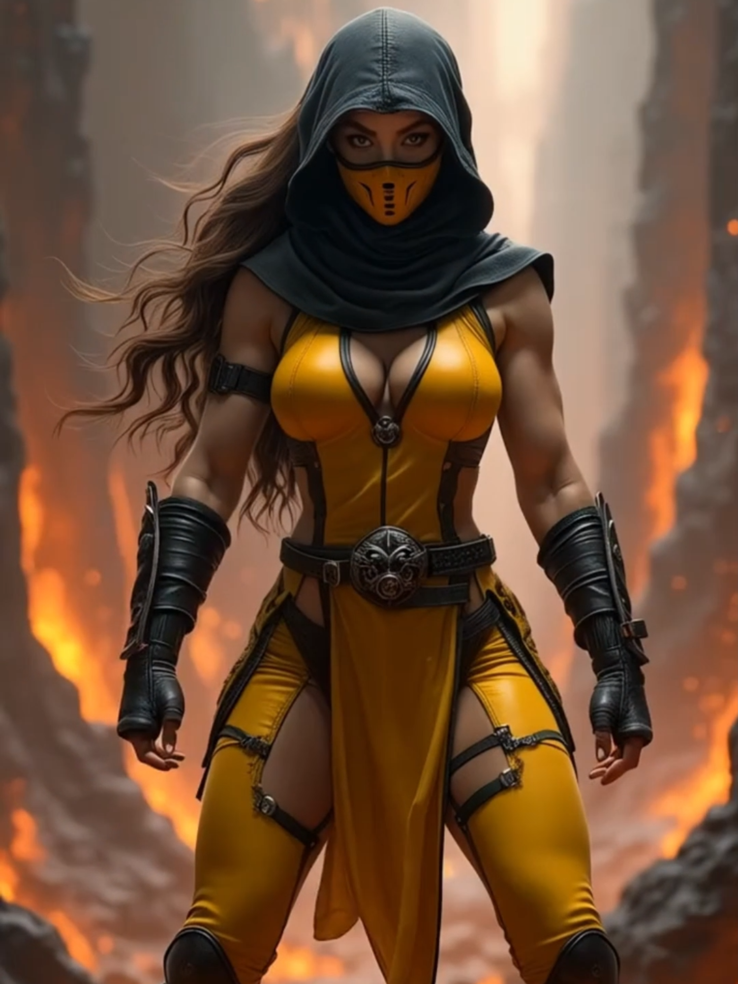 MORTAL KOMBAT GIRLS - Sub-zero Raiden Jax Scorpion #ia #inteligenciaartificial #iaarte #mortalkombat1 #subzero #scorpion