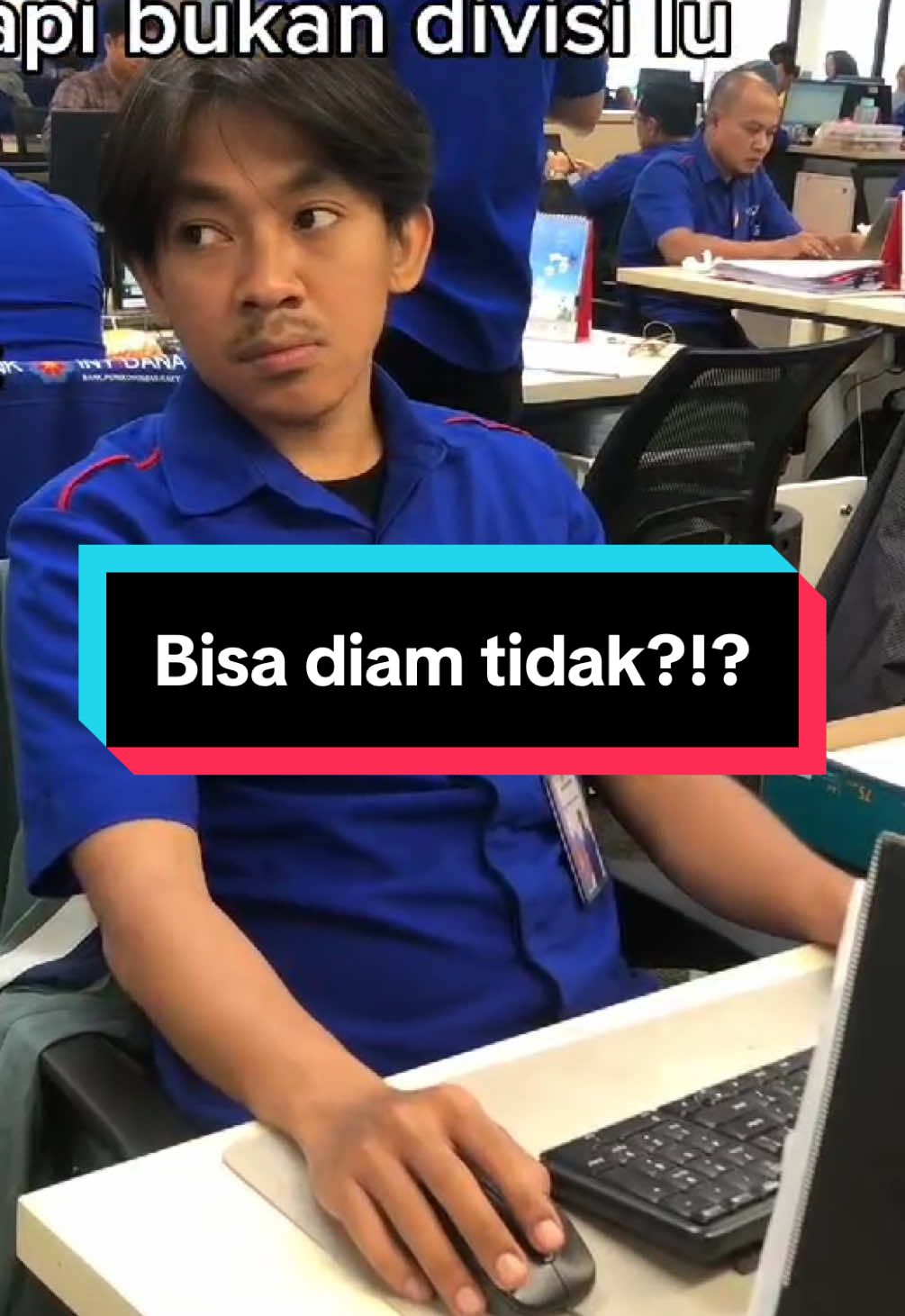 auto ngasih bombastic side eye😒 #bombasticsideeye #kantorhiburan #berisik #fypシ #fyp #xyzbca 